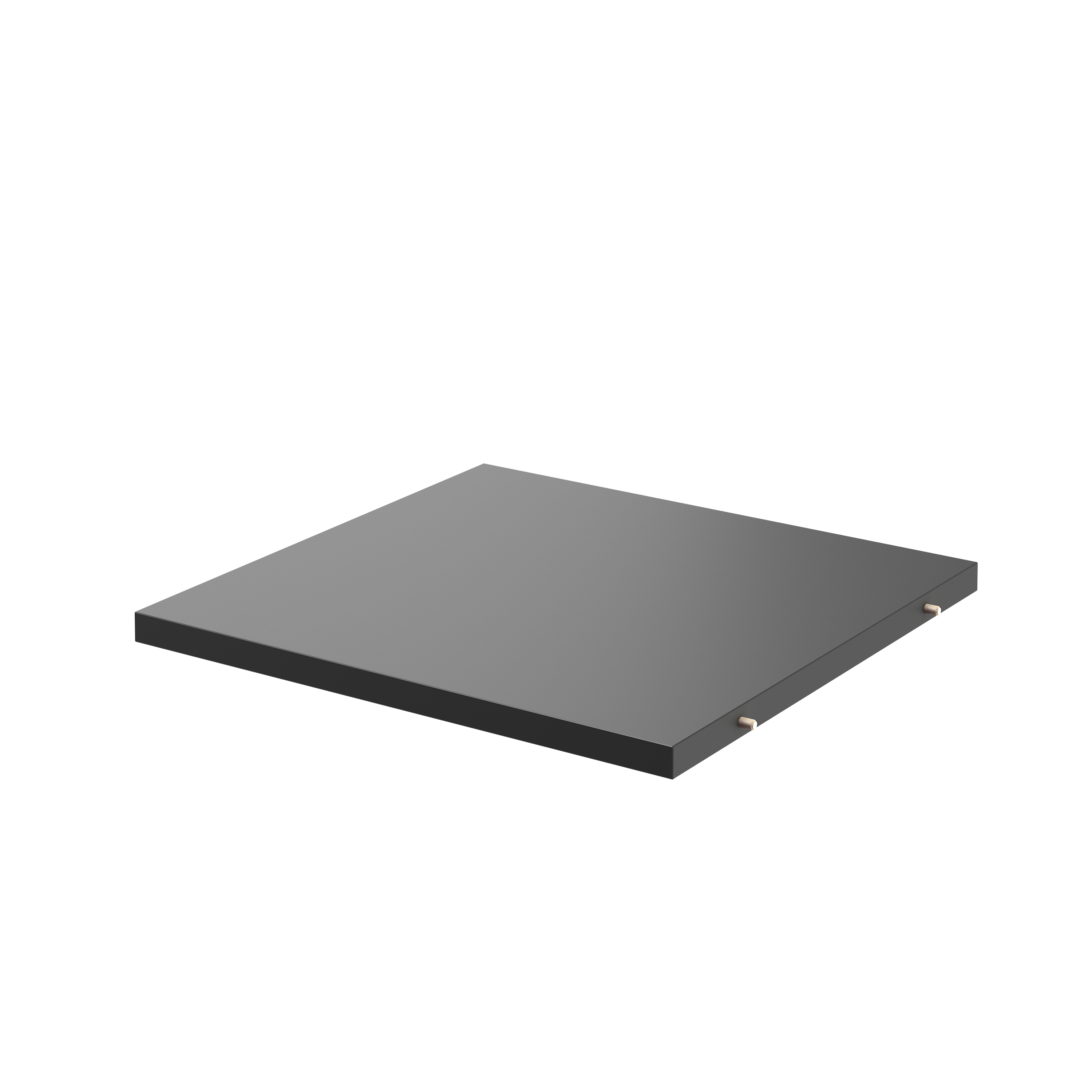 Półka prosta Spaceo Kub 32.7 x 31.5 x 1.6 cm grafit Spaceo - 11