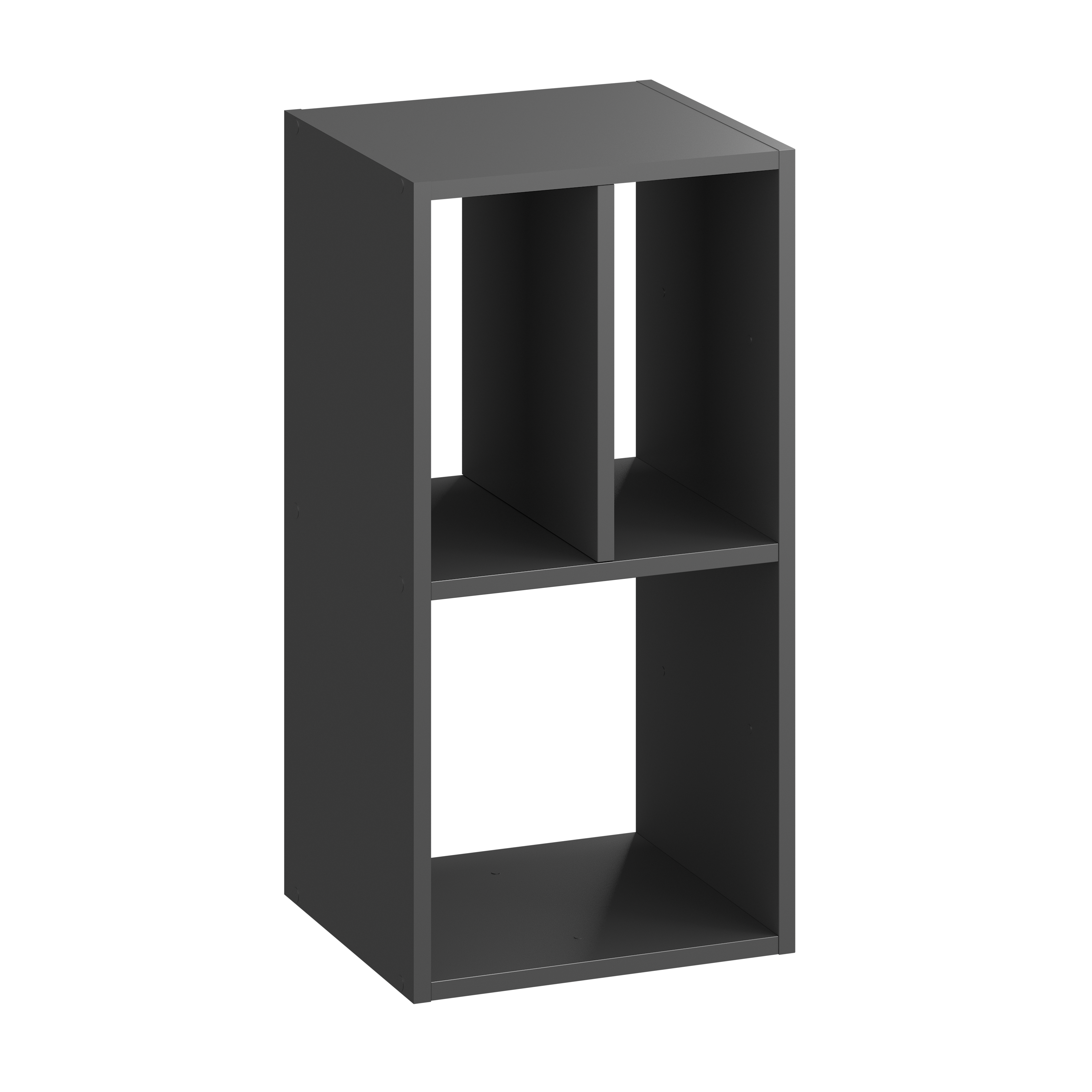 Półka prosta Spaceo Kub 32.7 x 31.5 x 1.6 cm grafit Spaceo - 12