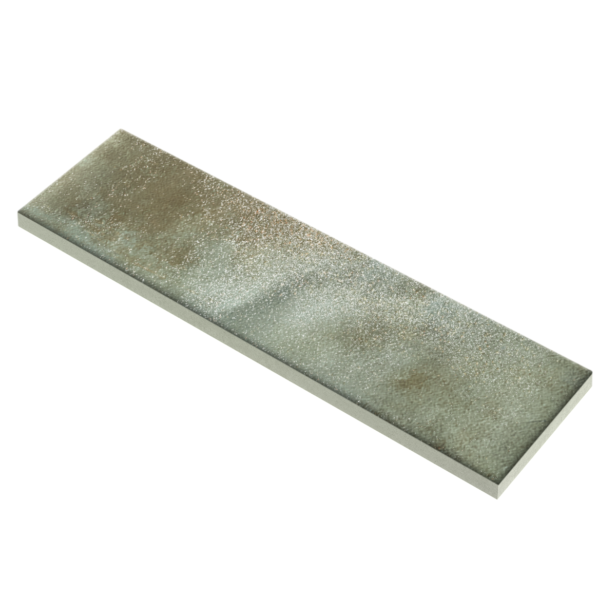 Piastrella da pavimento e rivestimento interno in gres porcellanato 6 x 24 cm non rettificato smaltato verde satinato Clash R9 traffico medio forte (pei 3/5) Sp. 8.5 mm 0.69 mq - 12