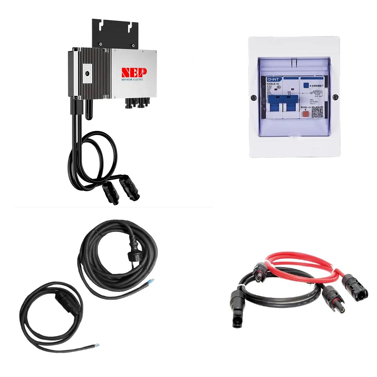 Kit solare fotovoltaico, 1 pannello monocristallino da 300 W - 3