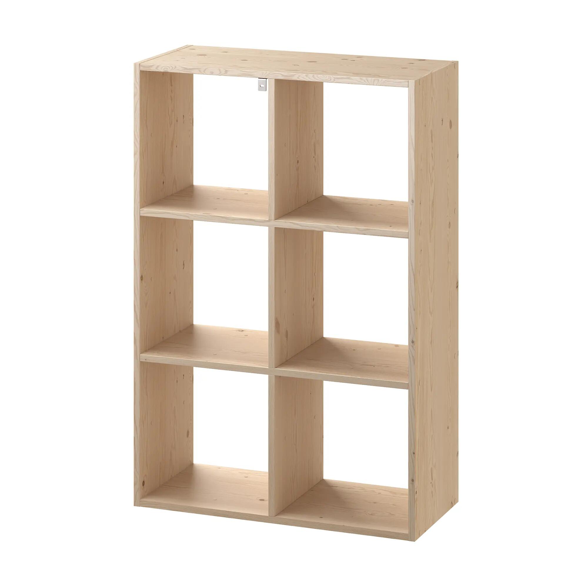 Mensola a muro 6 cubi Kub SPACEO rettangolare in legno L 70 x P 31.7 cm beige - 5