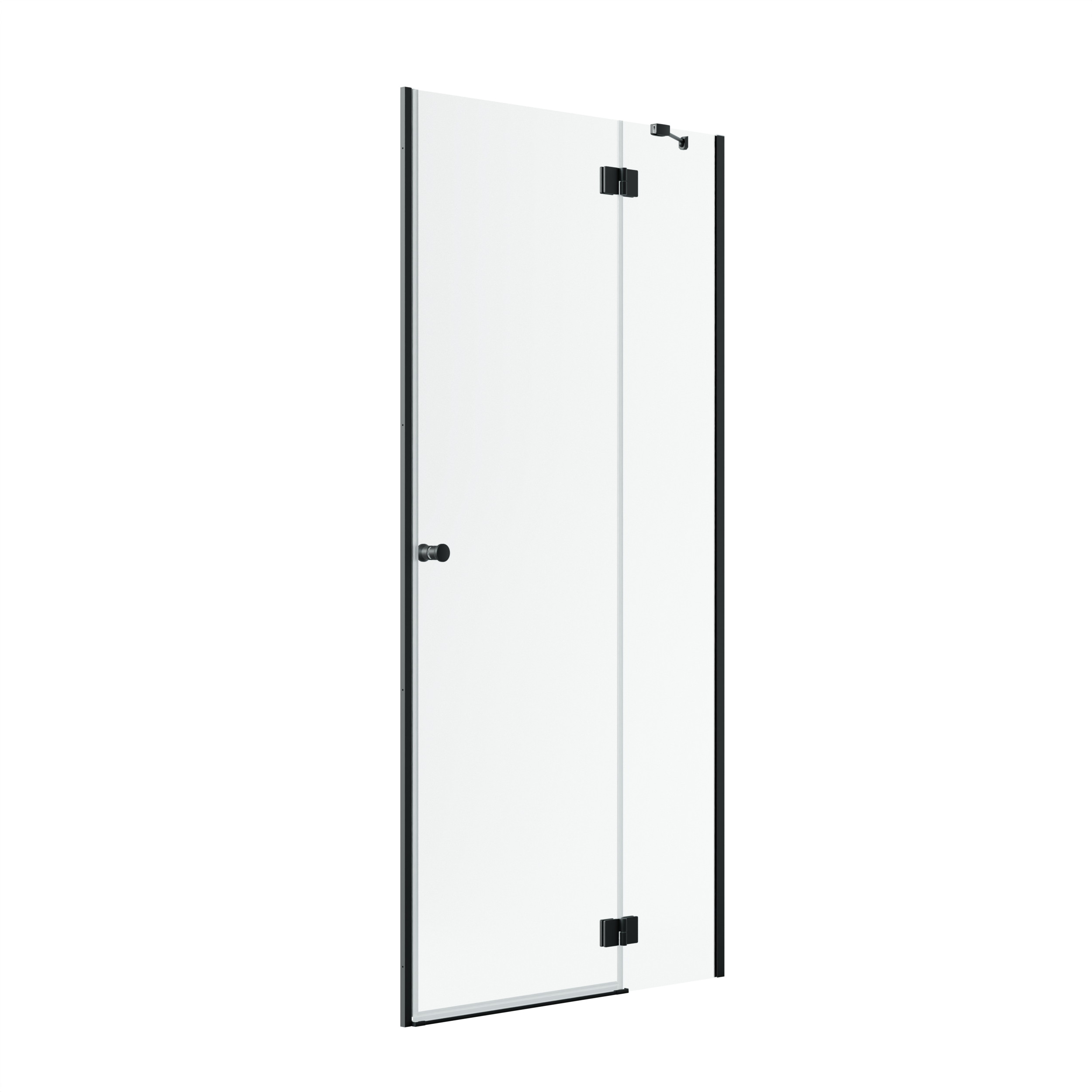 Drzwi prysznicowe uchylne Valence Prawe 120 x 195 Iridum