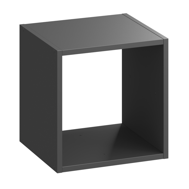 Etagère SPACEO Kub gris, H.36.1 x L.36 cm x P.31.7 cm