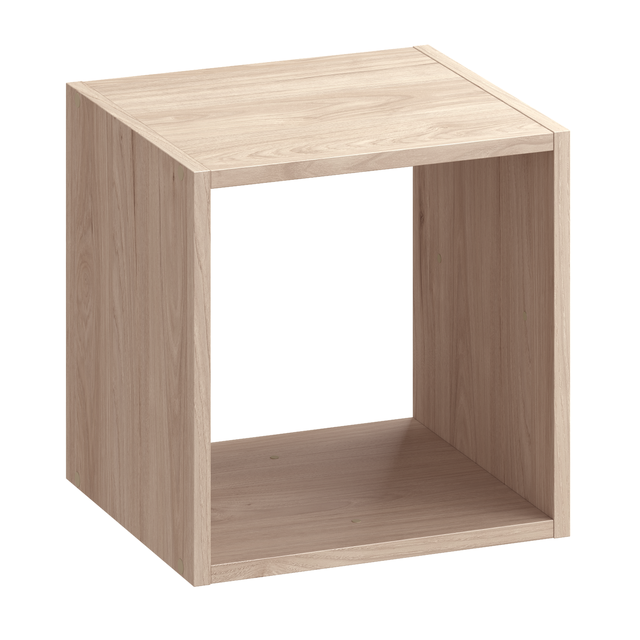 Etagère SPACEO Kub effet chêne H.36.1 x L.36 cm x P.31.7 cm