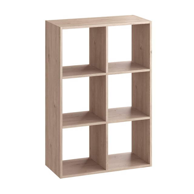 Estante cubo 3x2 carvalho 104,9x70,4x31 cm Spaceo Kub
