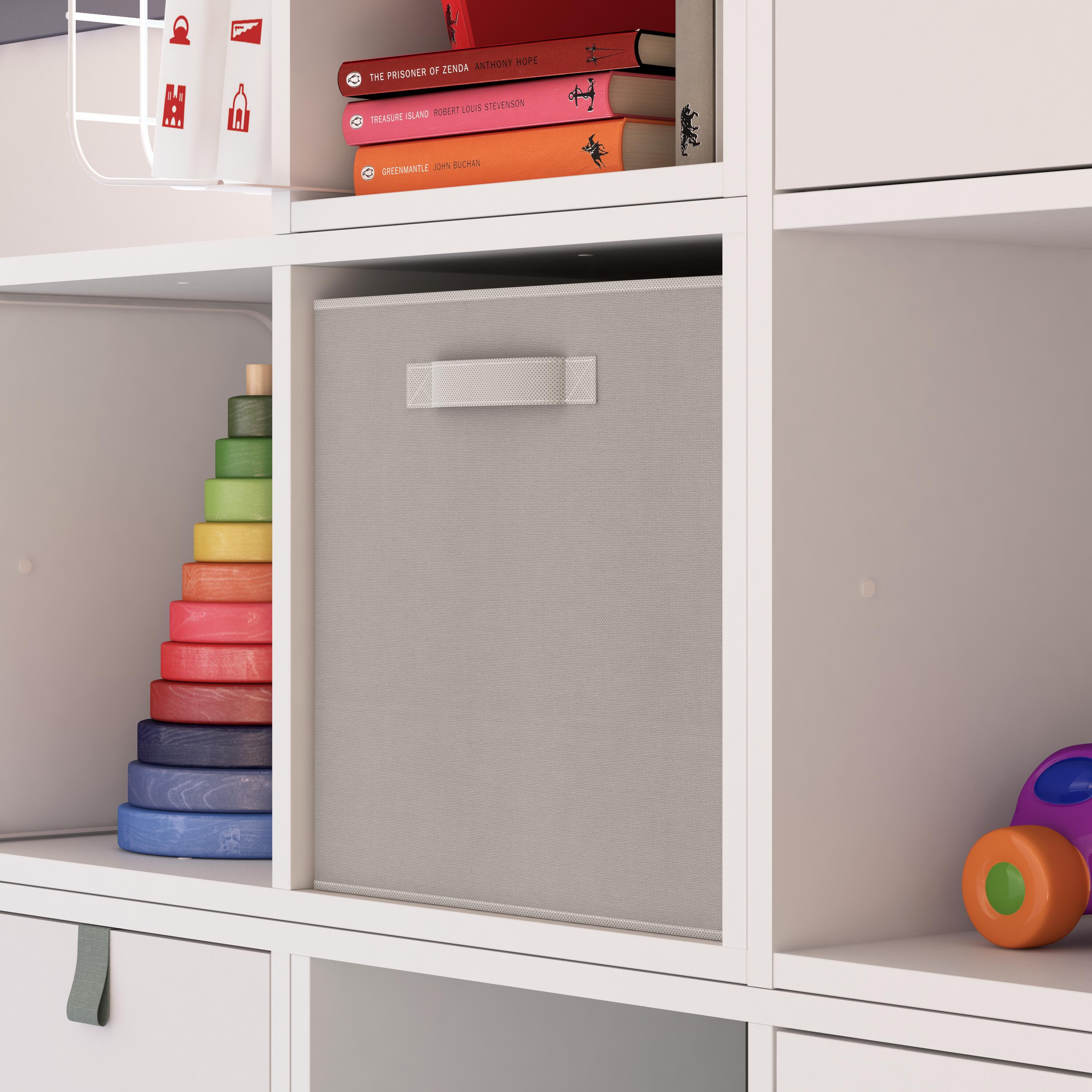 Panier SPACEO Kub beige H.31 x l.31 x P.31 cm - 5