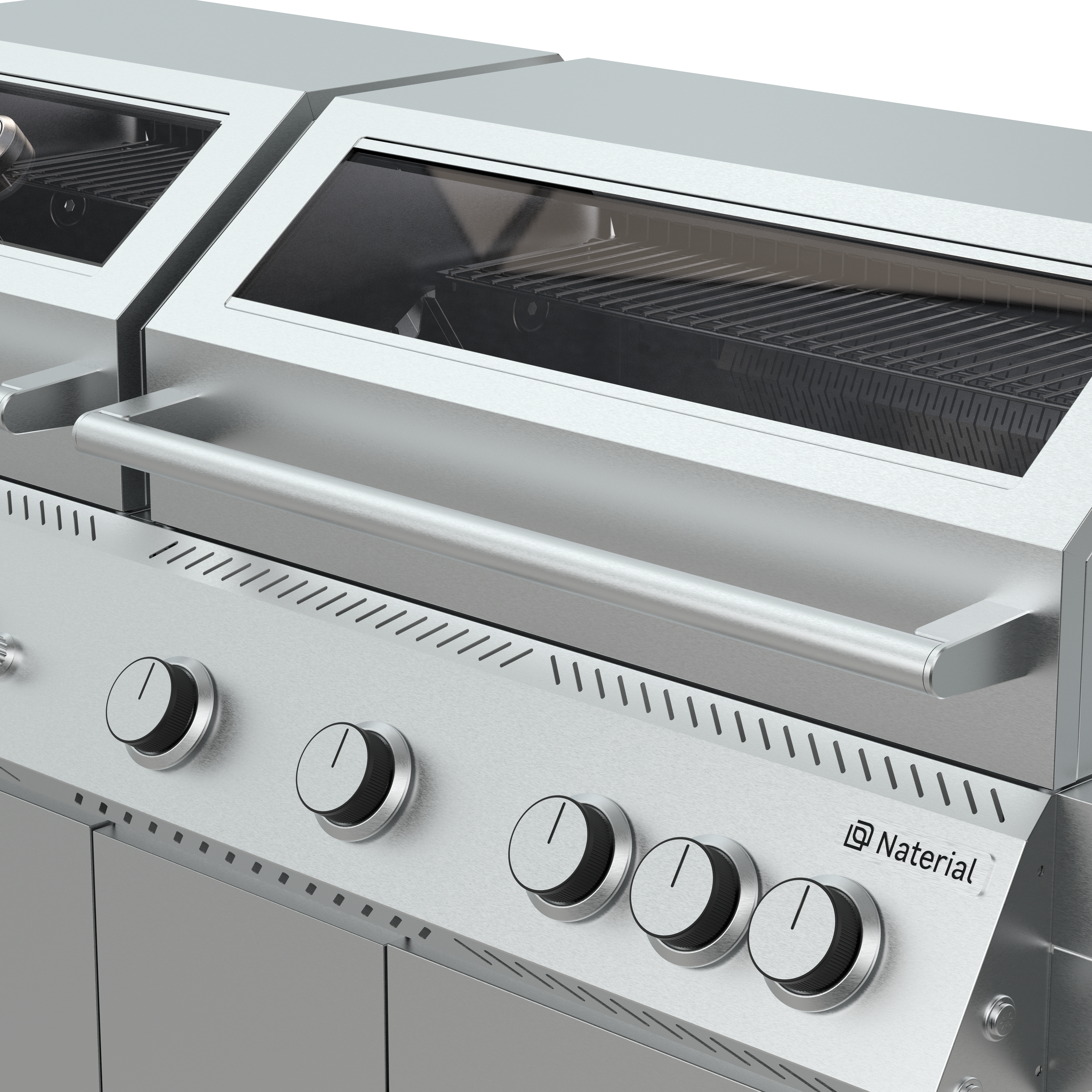 Barbecue a gás premium inox com 6+2 queimadores Naterial Upsilon - 19