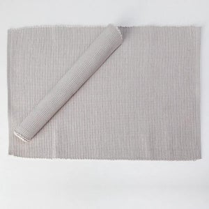 Set Di 6 Tovagliette Rettangolari – Colore Grigio Chiaro, 50x35 Cm, In Texaline - 3