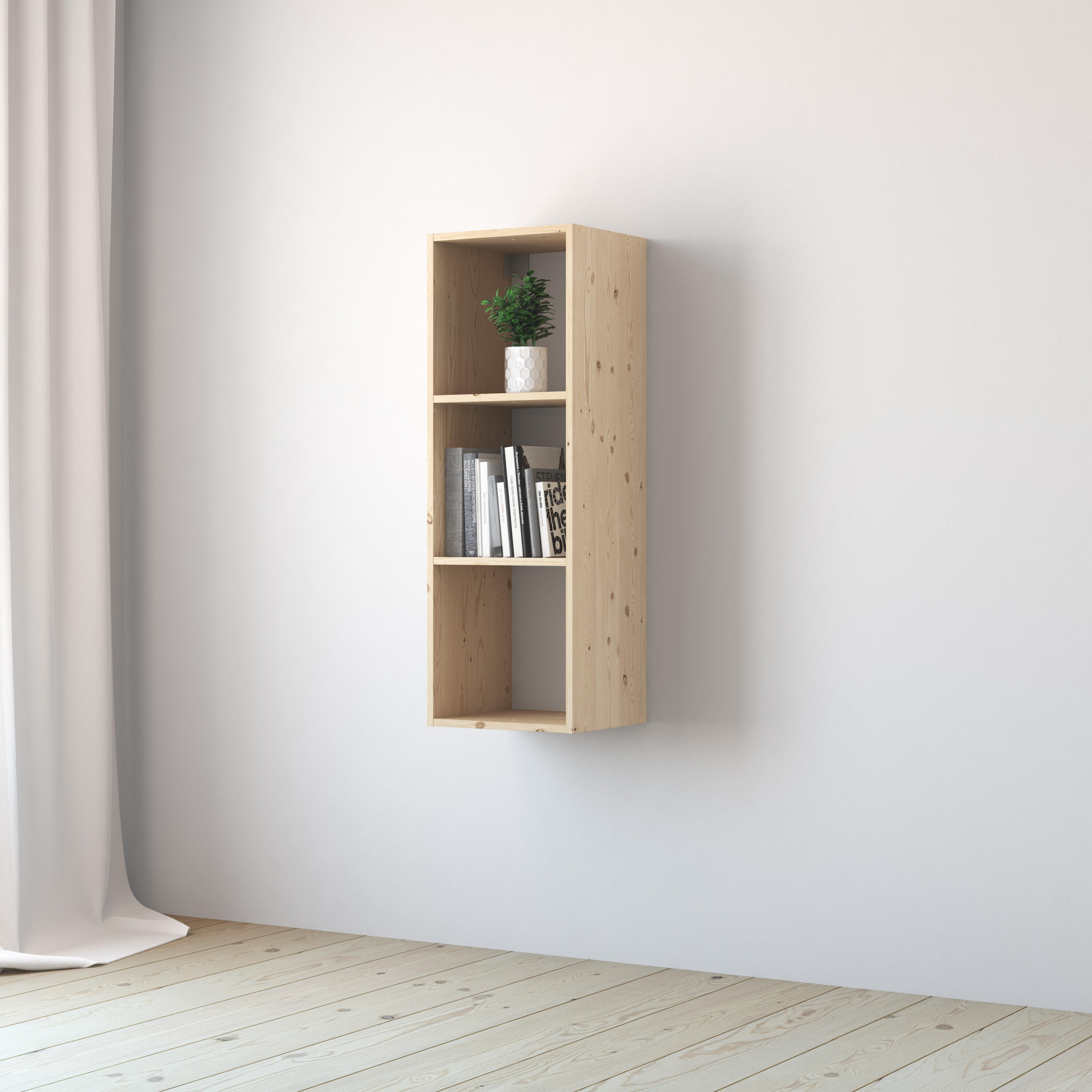 Etagère SPACEO Kub pin H.104.9 x L.36 cm x P.31.7 cm - 4