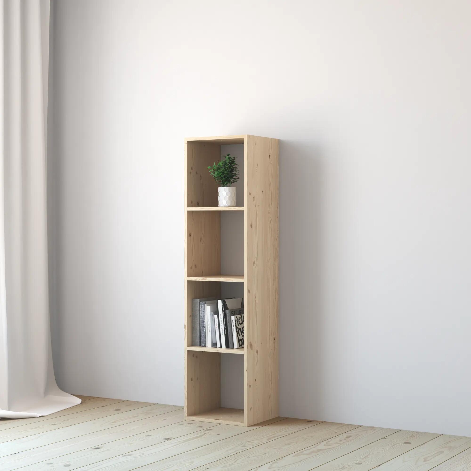 Mensola a muro 4 cubi Kub SPACEO rettangolare in legno L 36 x P 31.7 cm pino - 4