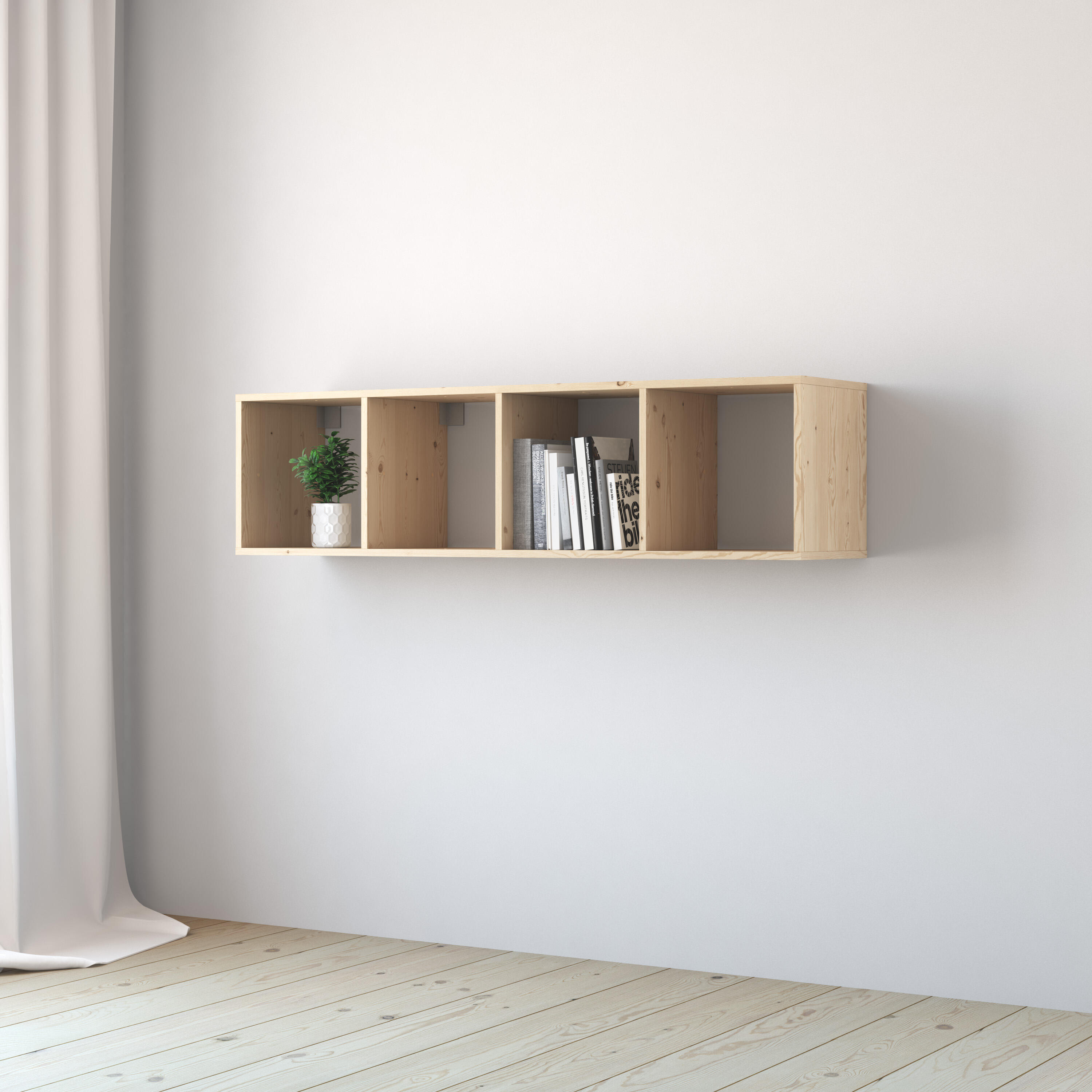 Etagère SPACEO Kub pin H.139.3 x L.36 cm x P.31.7 cm - 4