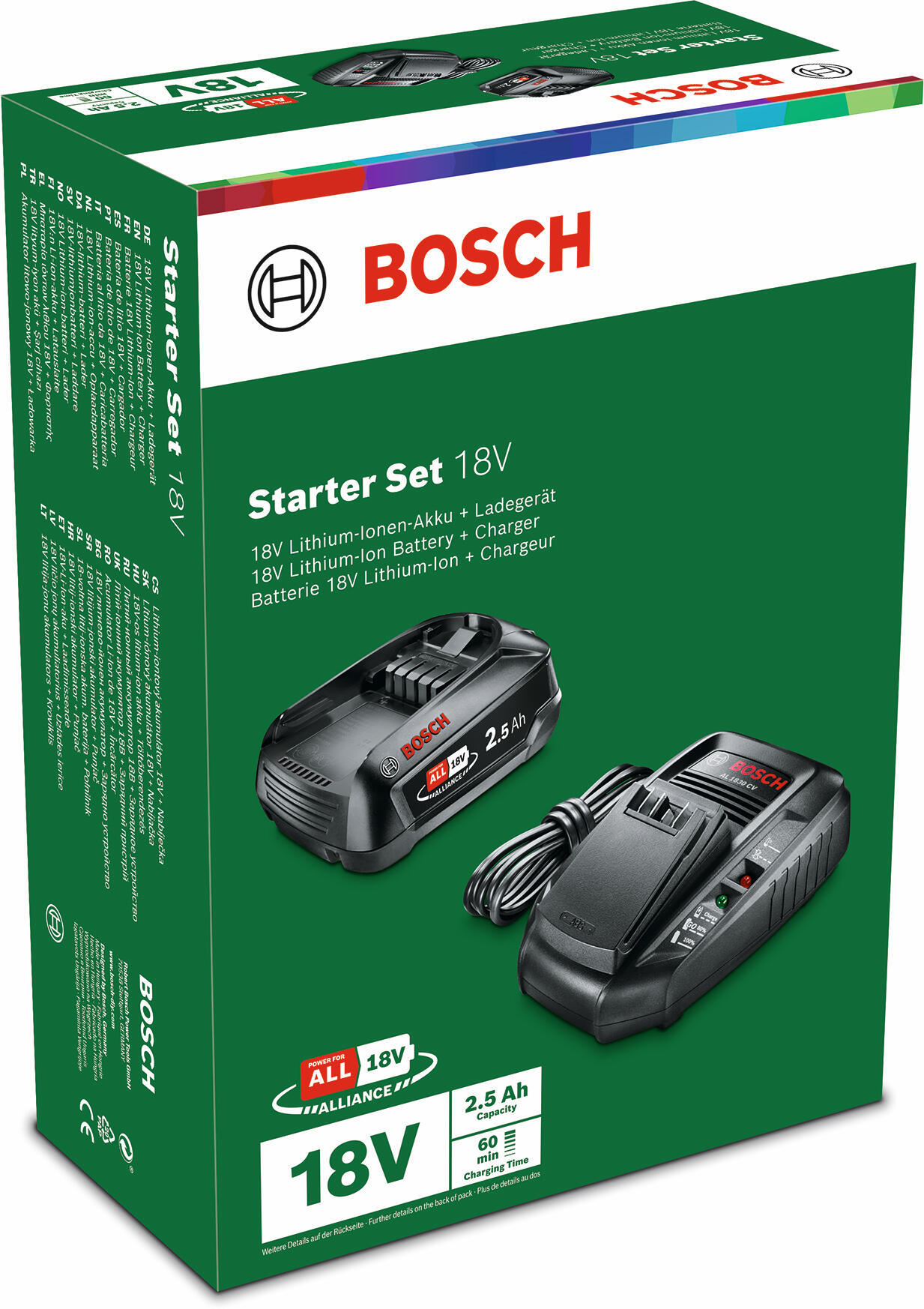 Batterie 18V 2,5Ah + chargeur AL 1830 CV BOSCH - 4