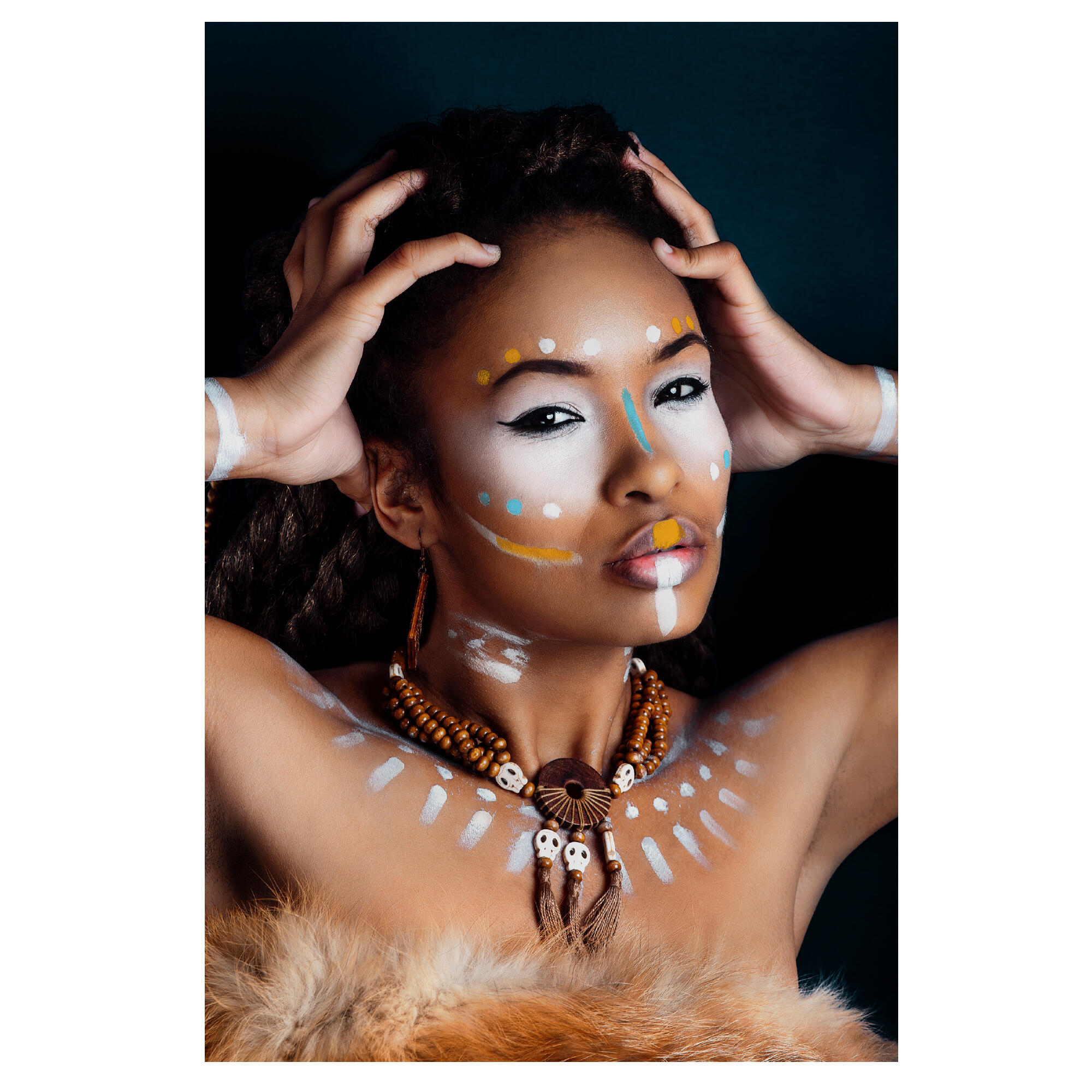 Canva africa mujer 80x120 cm