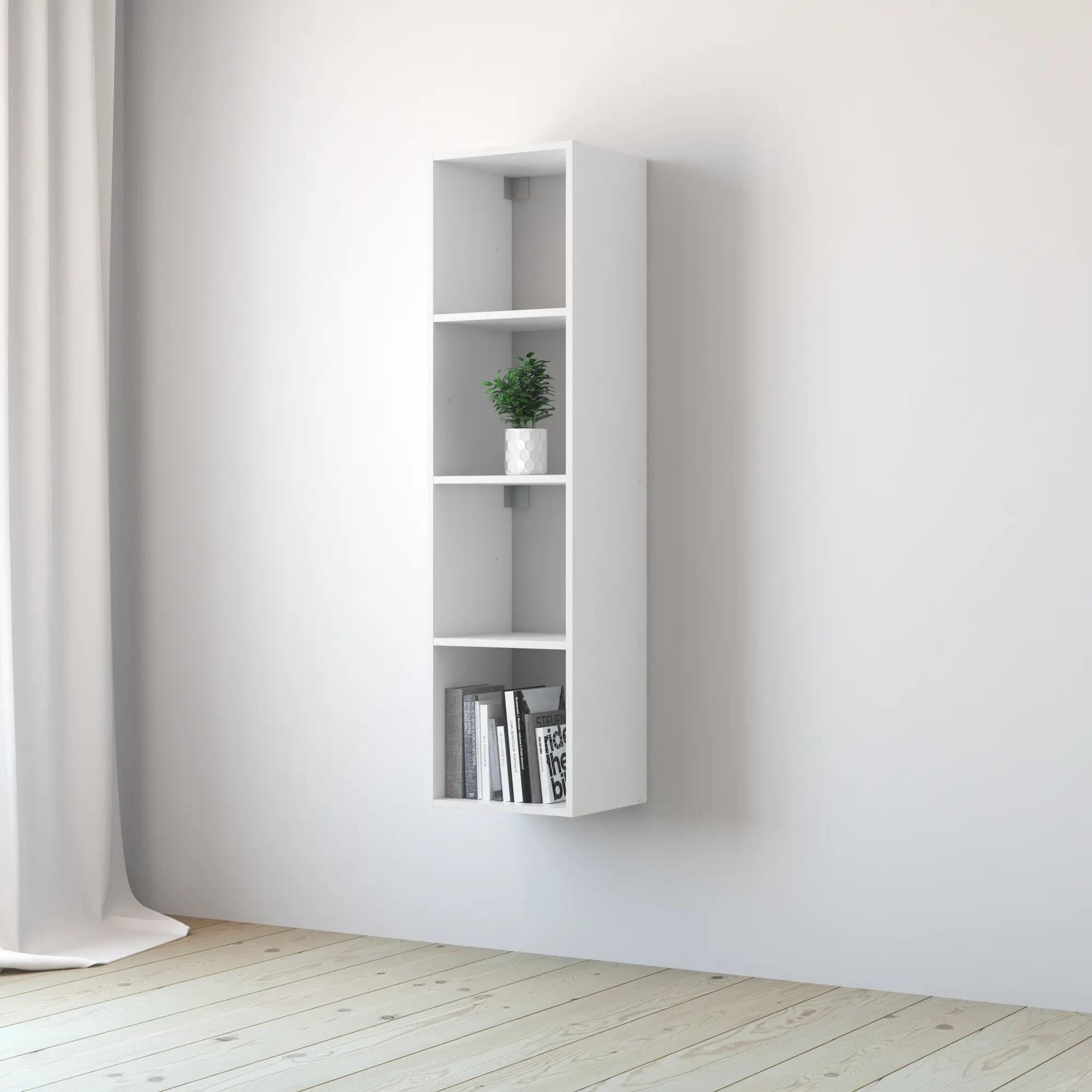 Mensola a muro 4 cubi Kub SPACEO rettangolare in truciolare L 36 x P 31.7 cm bianco - 7