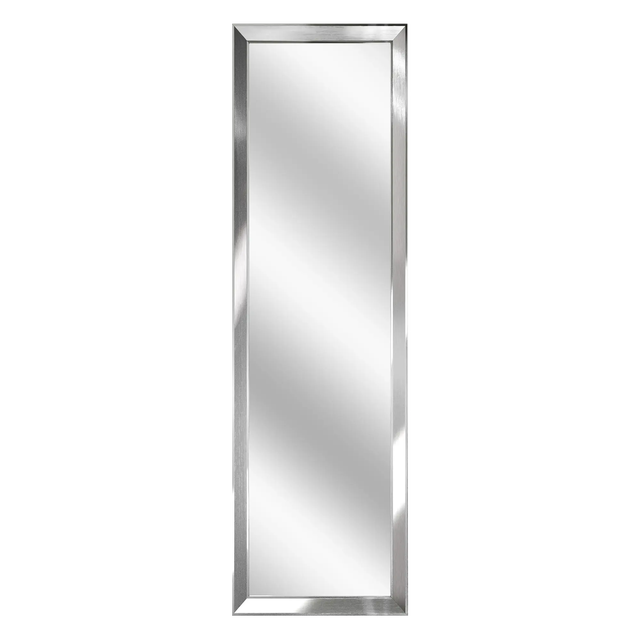 Lustro Lyon w ramie z MDF srebrne 47 x 147 cm