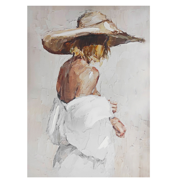 Kanwa Kobieta w bieli 70 x 100 cm