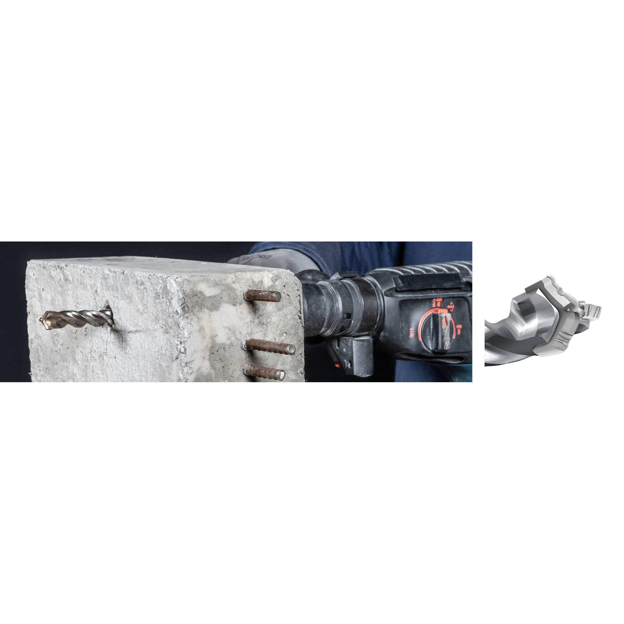 Foret à béton SDS Plus, Diam.10 mm, L.200 mm TIVOLY - 4