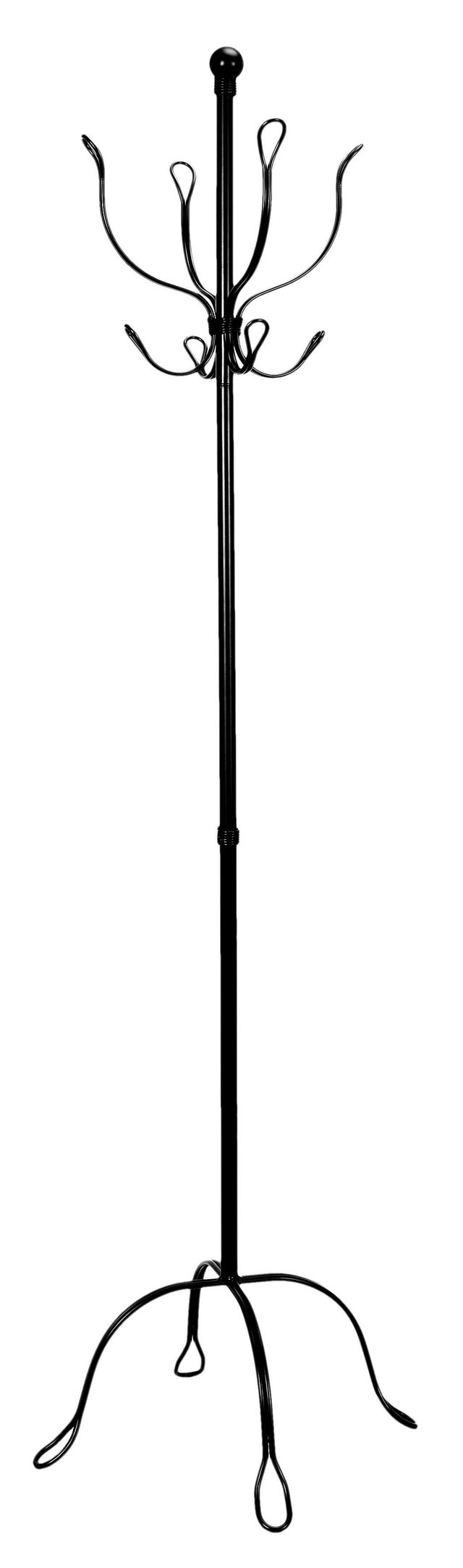 Perchero clásico 170x50x50 cm negro
