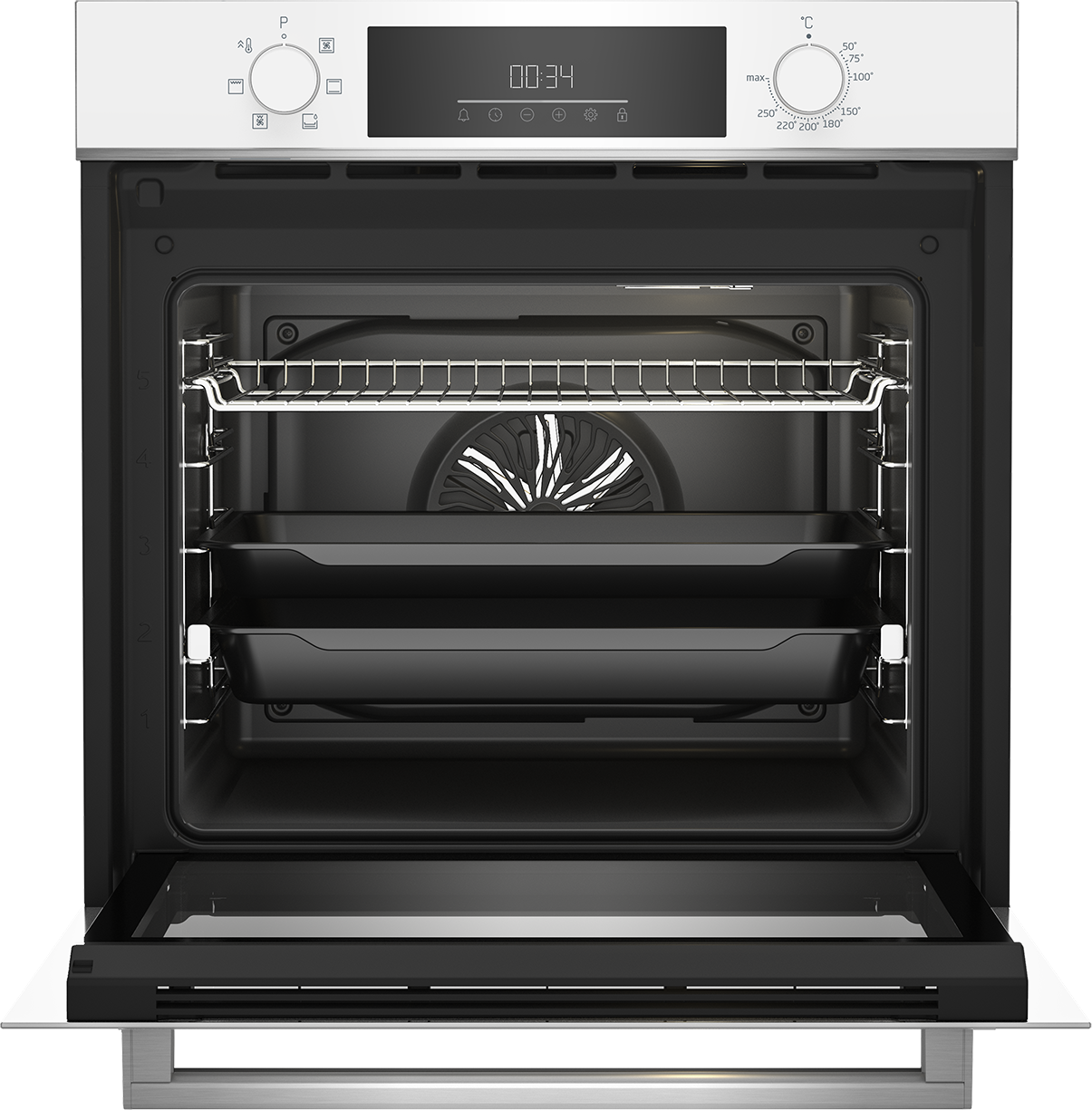 Horno BEKO BBIE18300W multifunción 72L 8 modos de cocción blanco Clase A - 3