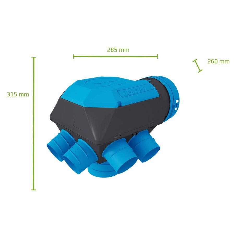 Kit VMC simple flux hygroréglable SAUTER Gauli basse consommation - 7
