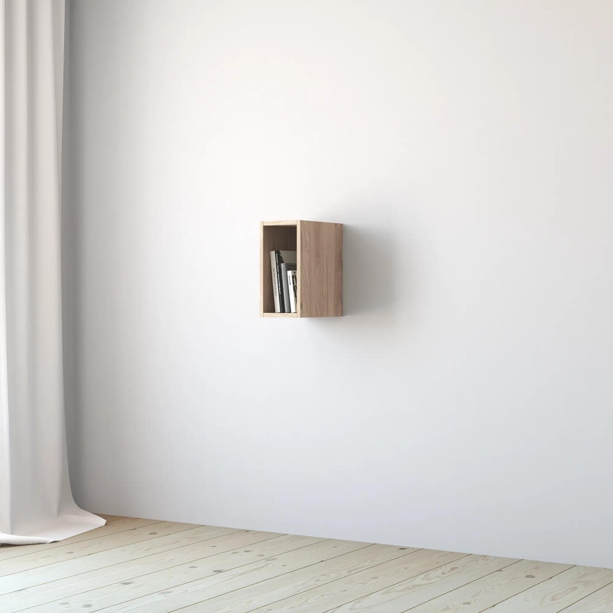 Estante de parede 1 cubo bege 18 x 31,7 x 36,1 cm Spaceo Kub - 13