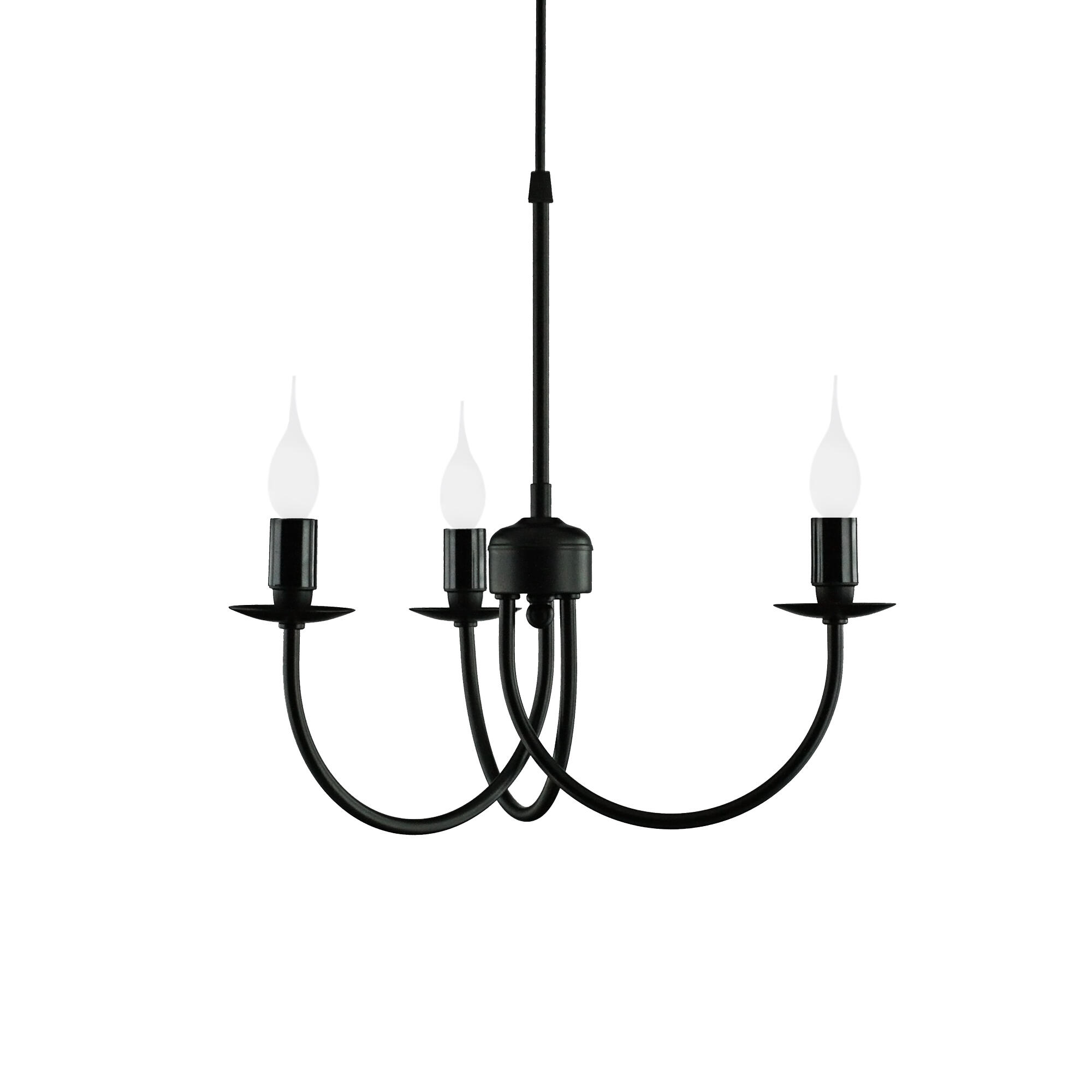 Lámpara lampara victoria 2 3l negro d40 negra