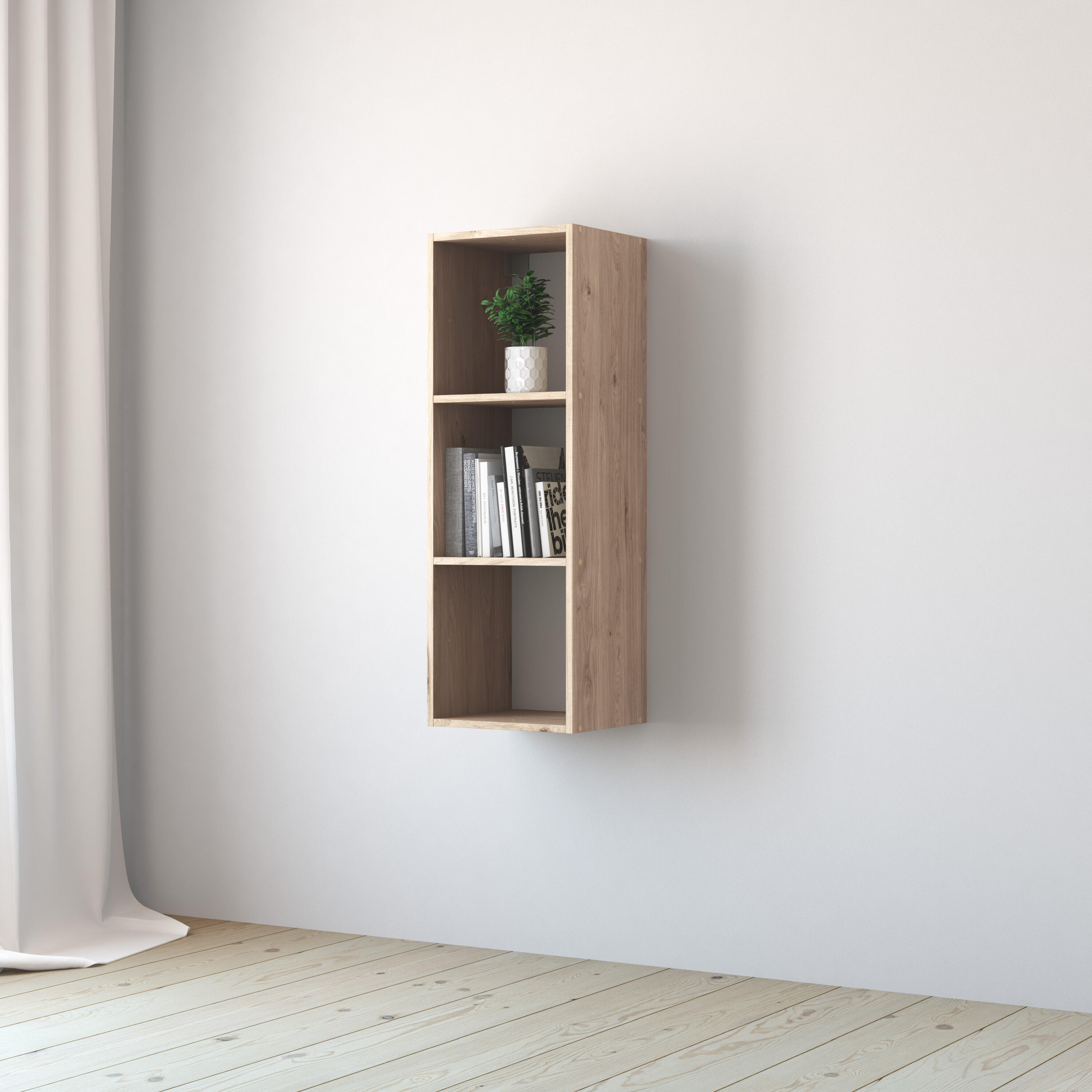 Estante cubo 3x1 carvalho 104,9x36x31,7 cm Spaceo Kub - 18