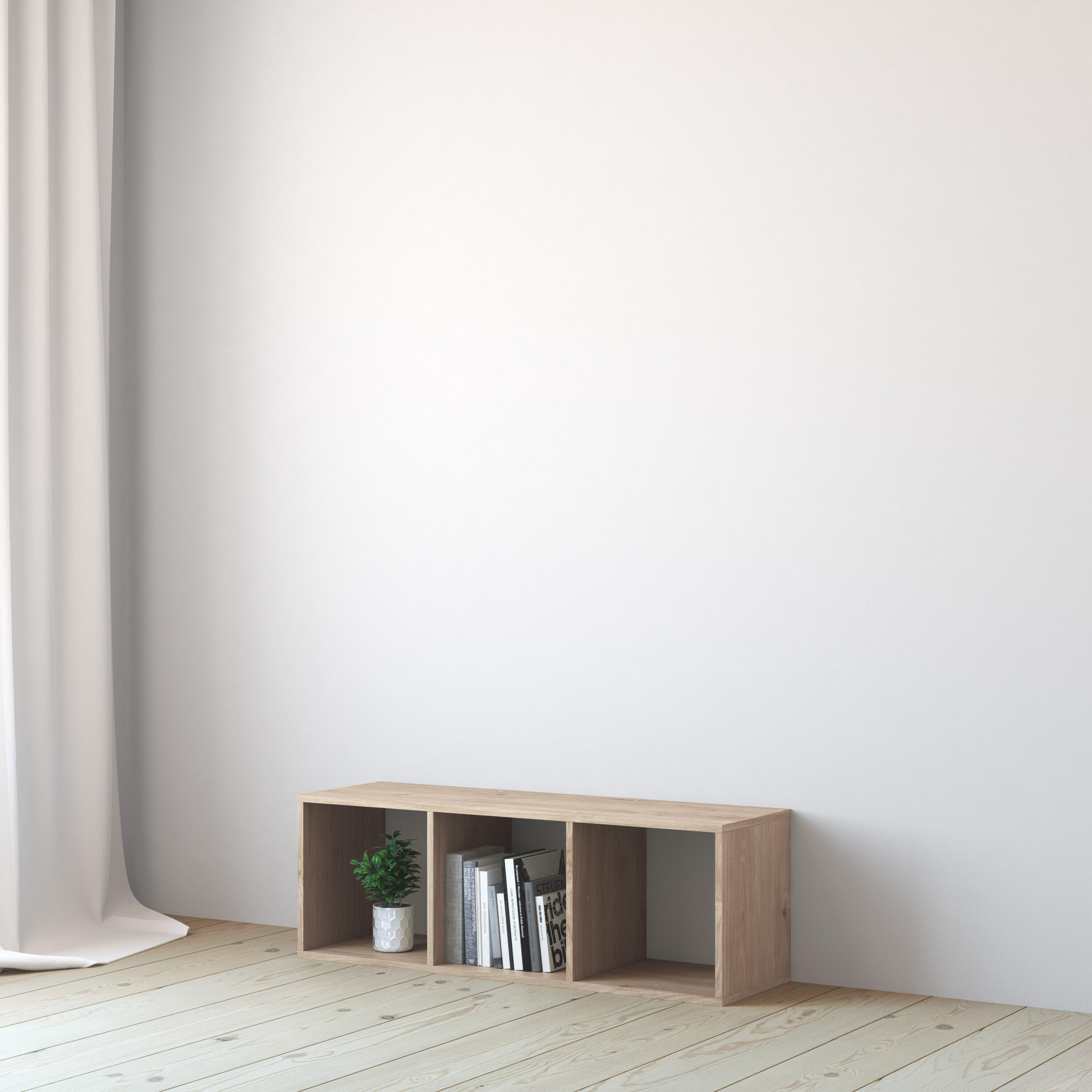 Estante cubo 3x1 carvalho 104,9x36x31,7 cm Spaceo Kub - 19