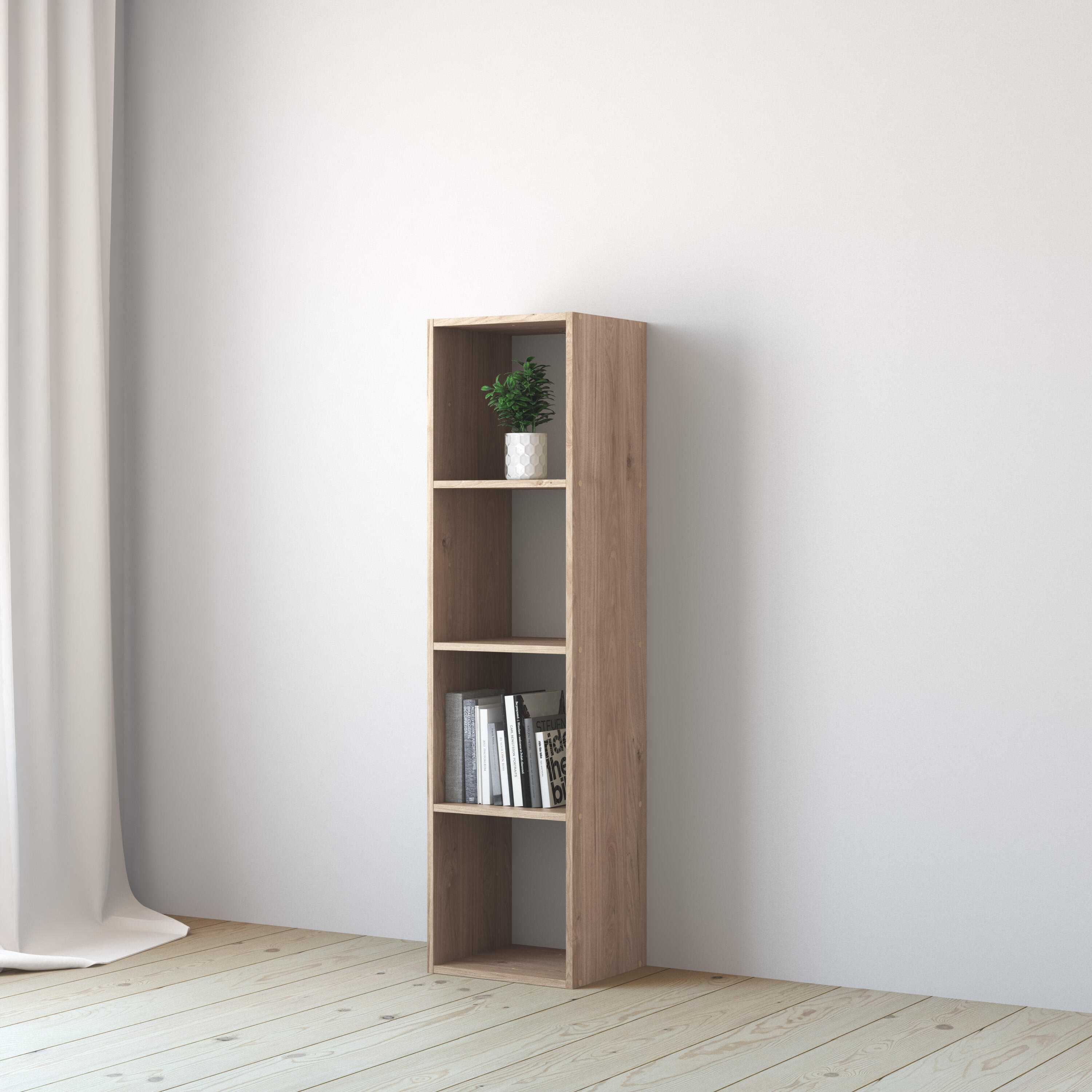 Estante cubo 4x1 carvalho 139,3x36x31,7 cm Spaceo Kub - 20