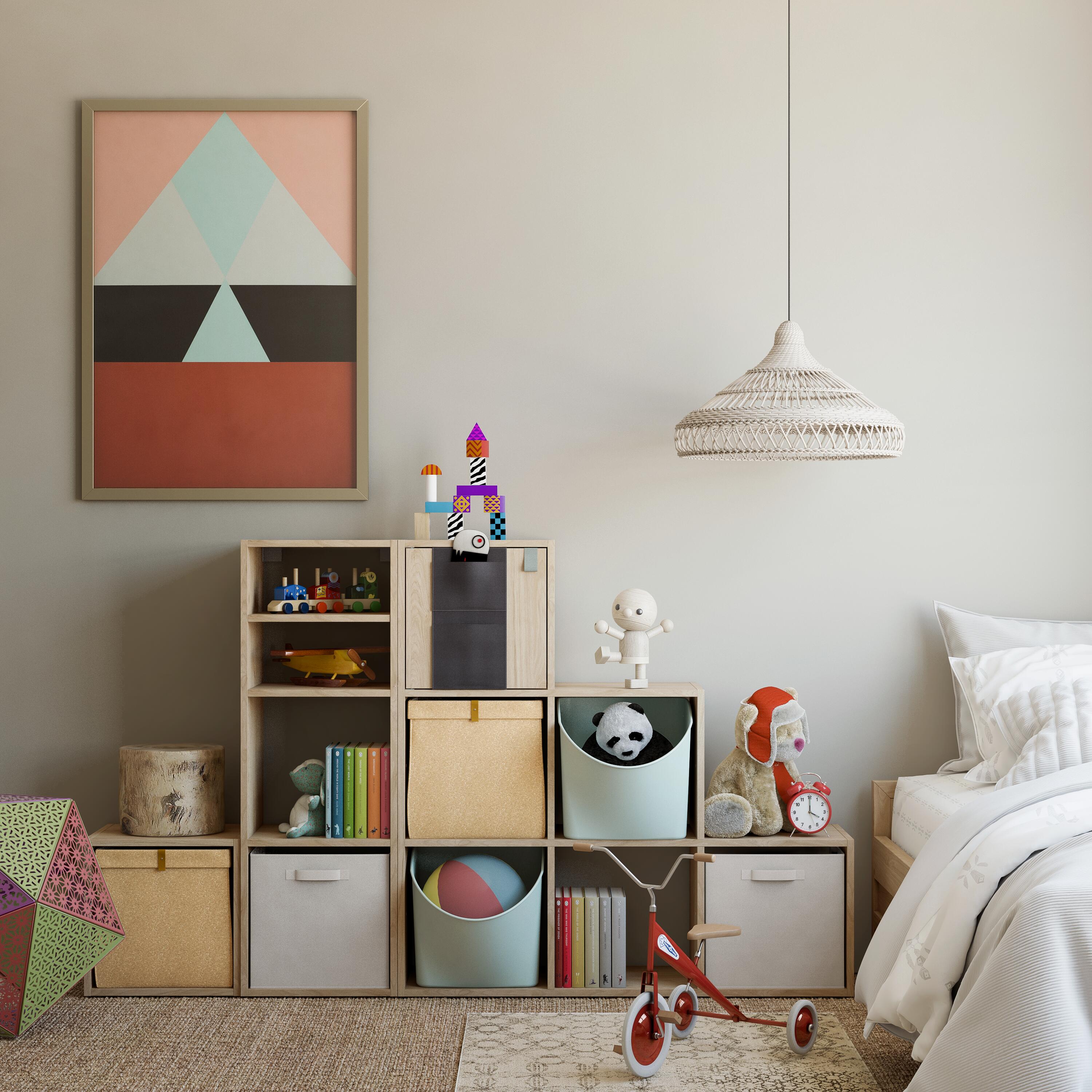 Etagère SPACEO Kub pin H.104.9 x L.36 cm x P.31.7 cm - 5