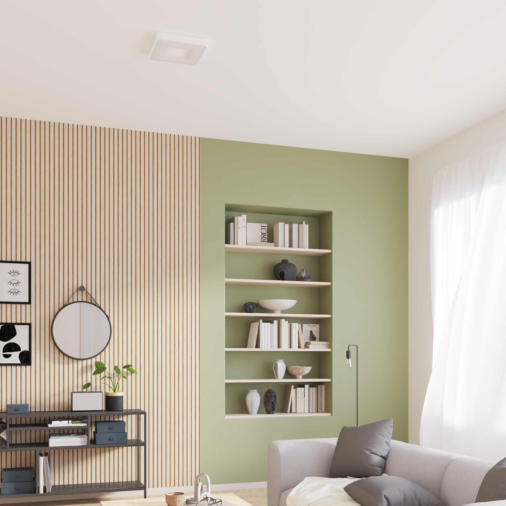 Lampa podłogowa Lina czarna E27 Inspire - 21