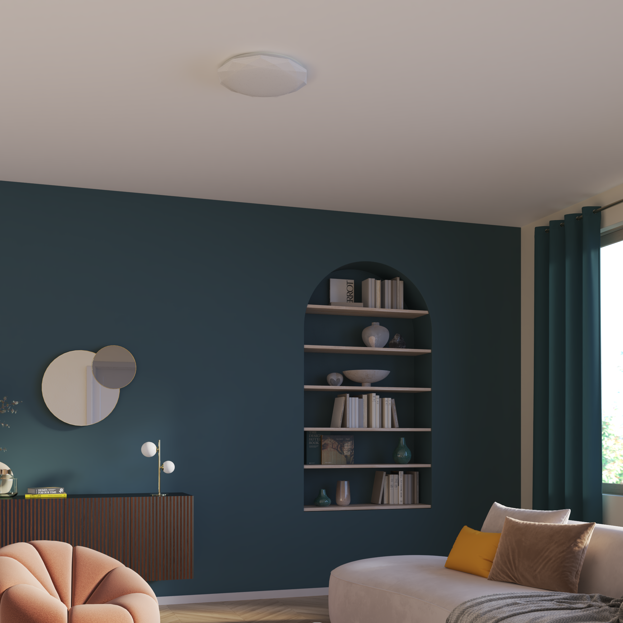 Lampa stołowa Callas mosiądz 2 x G9 Inspire - 6