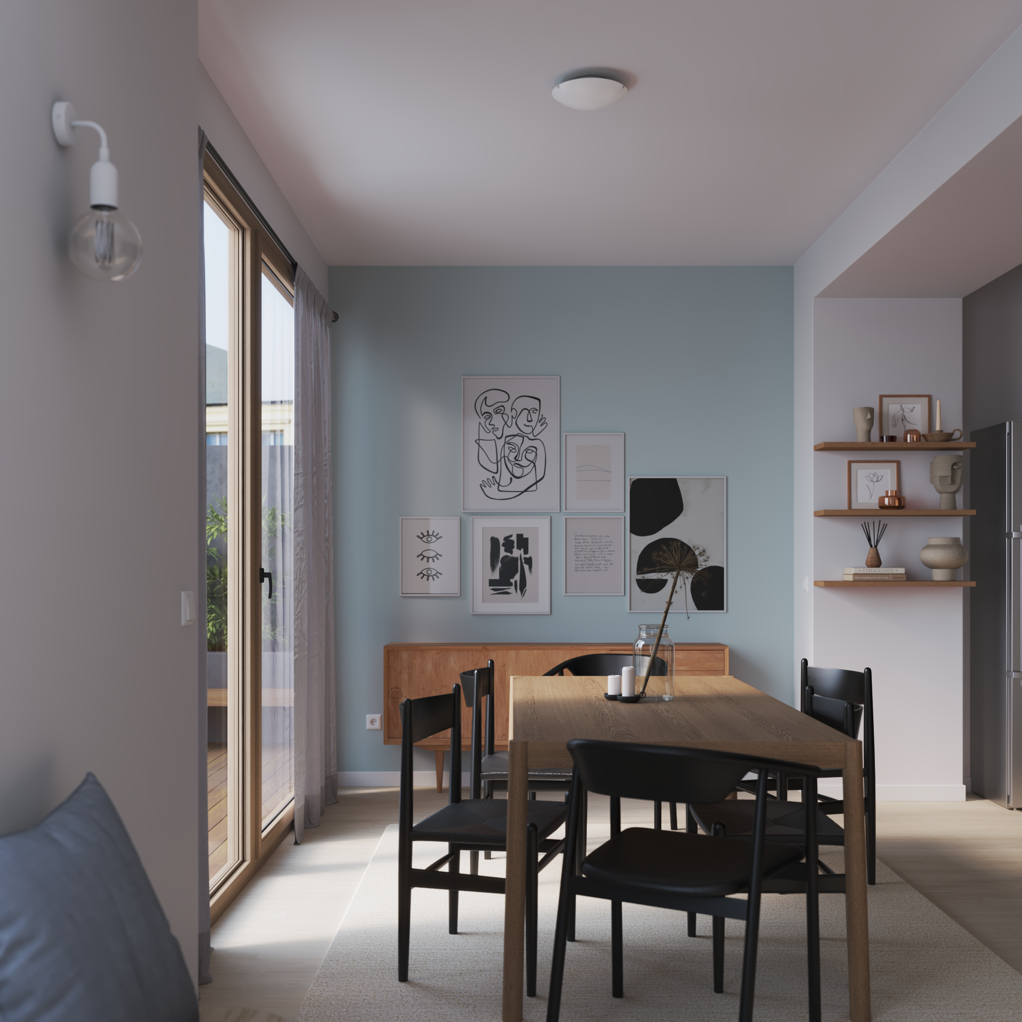 Candeeiro de teto sem lâmpada interior E27 Puton Inspire 25cm branco - 7