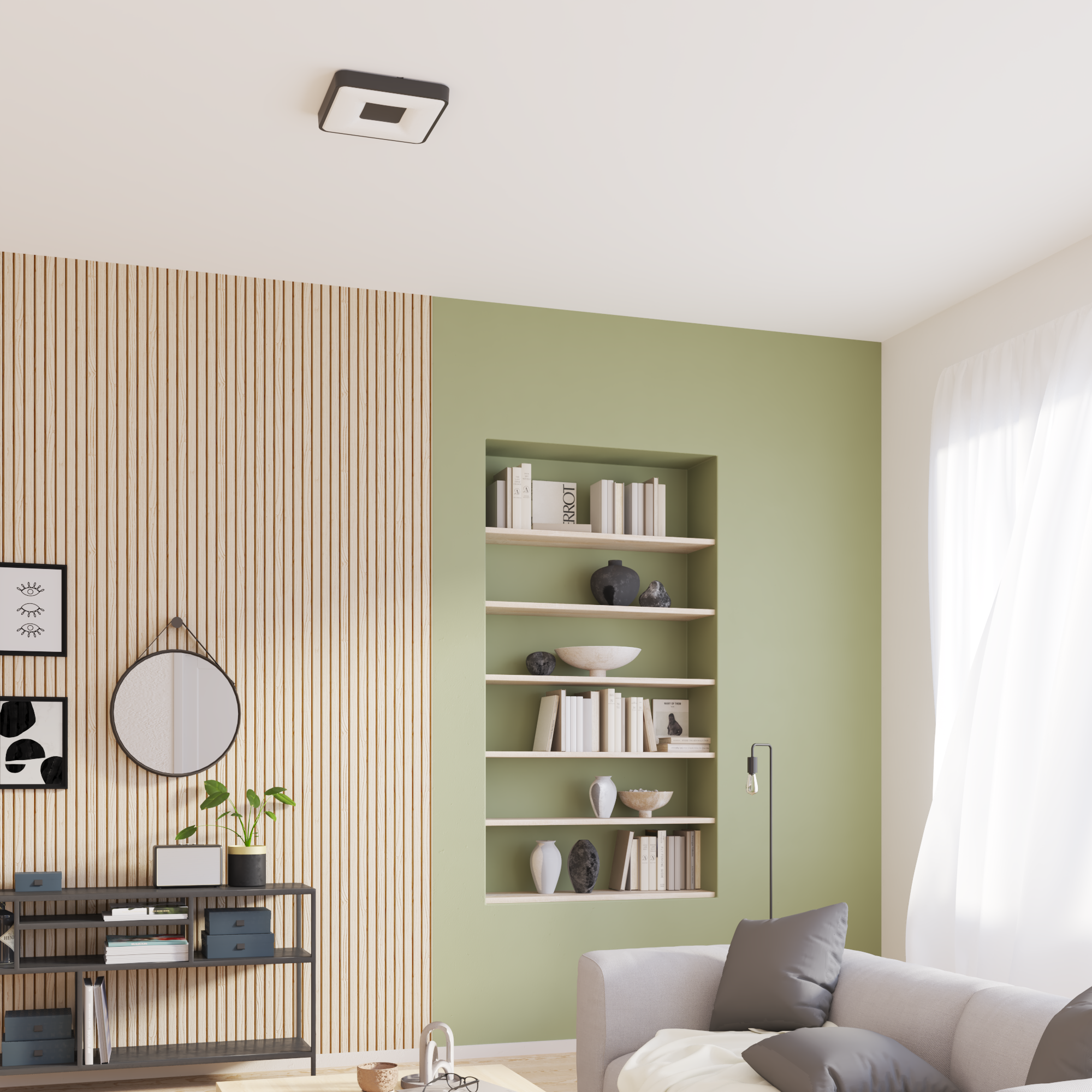 Lampa podłogowa Lina czarna E27 Inspire - 18