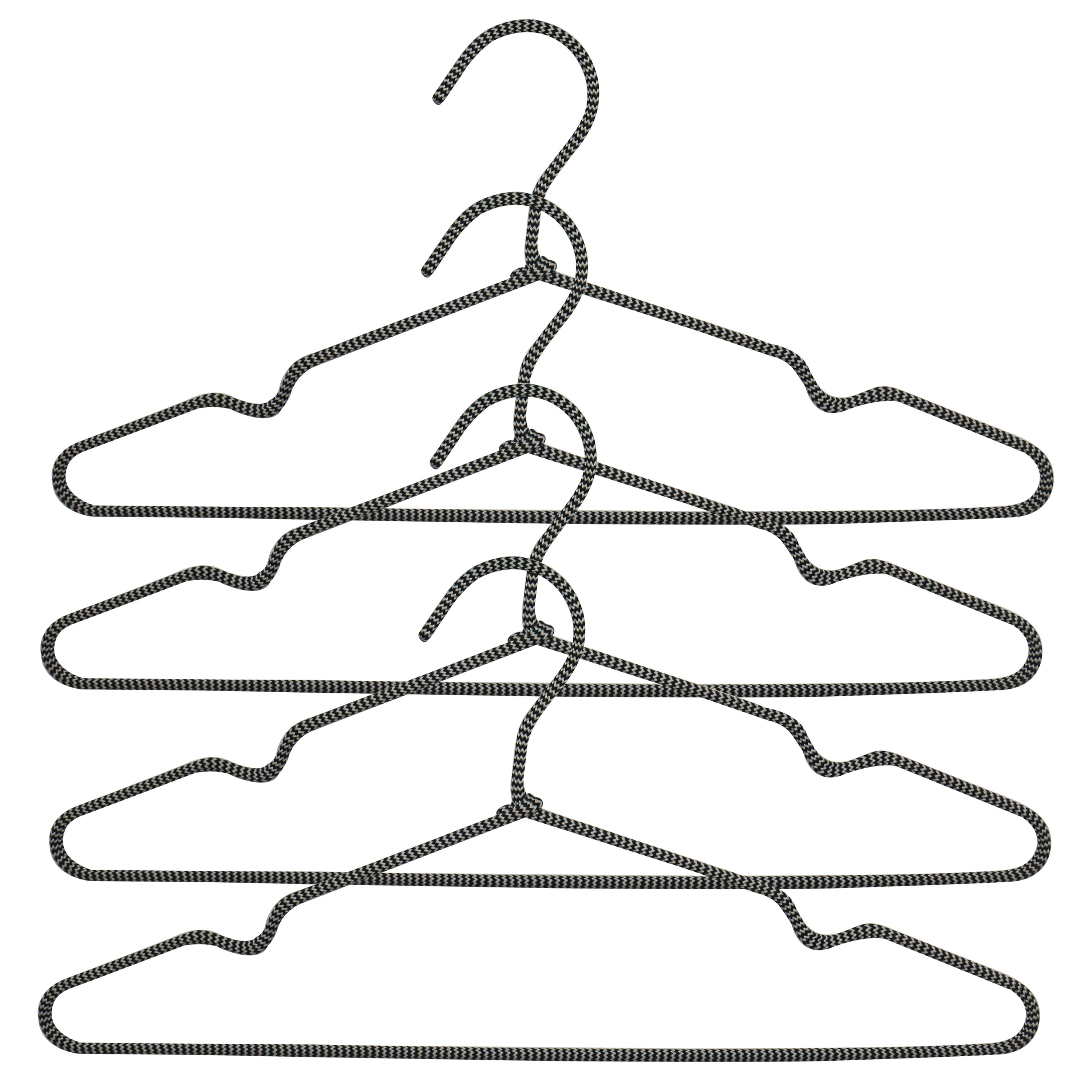 Pack 4 cabides metal/corda SPACEO - 3