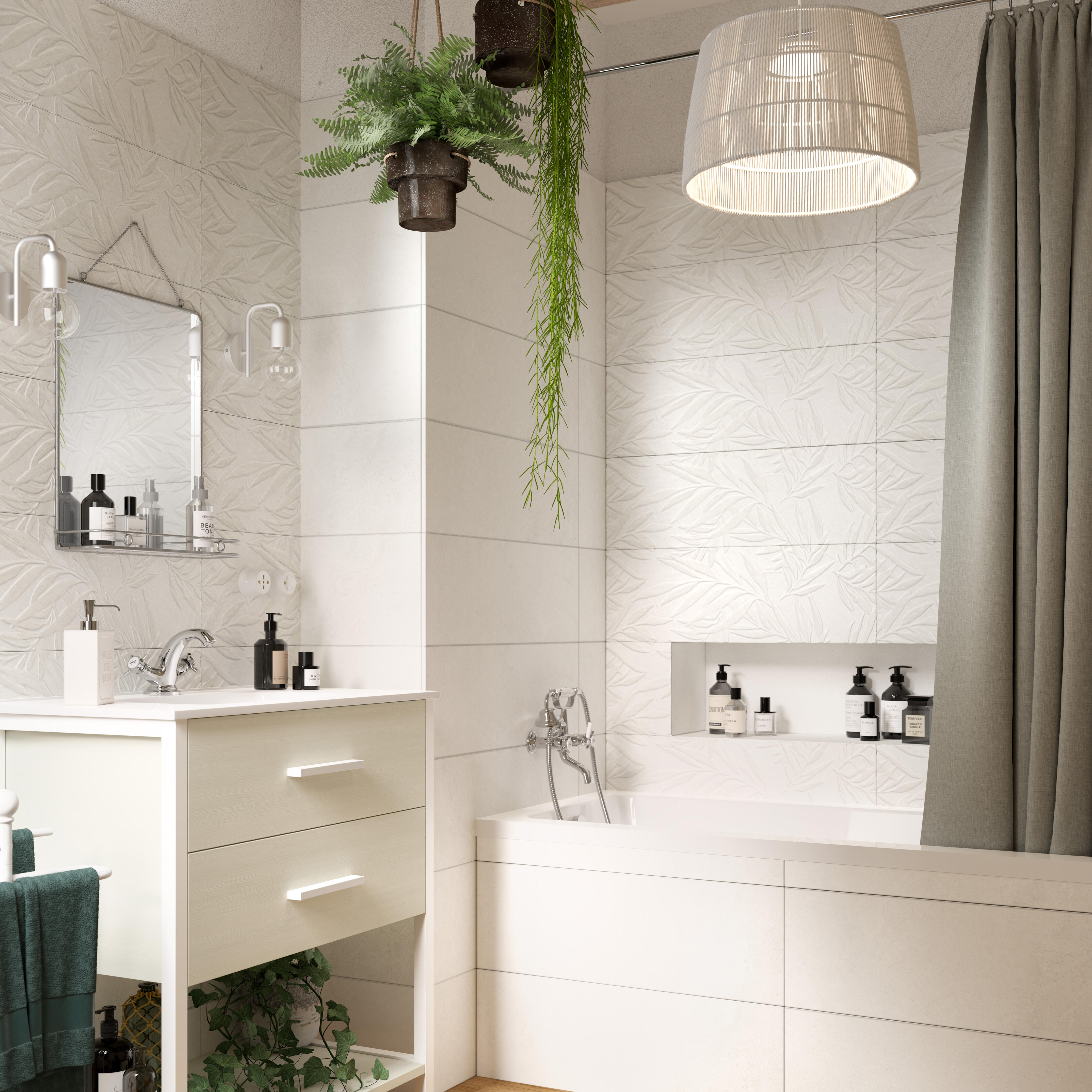 Grifo de lavabo SENSEA Mauna bimando cromo brillo. Latón - 2