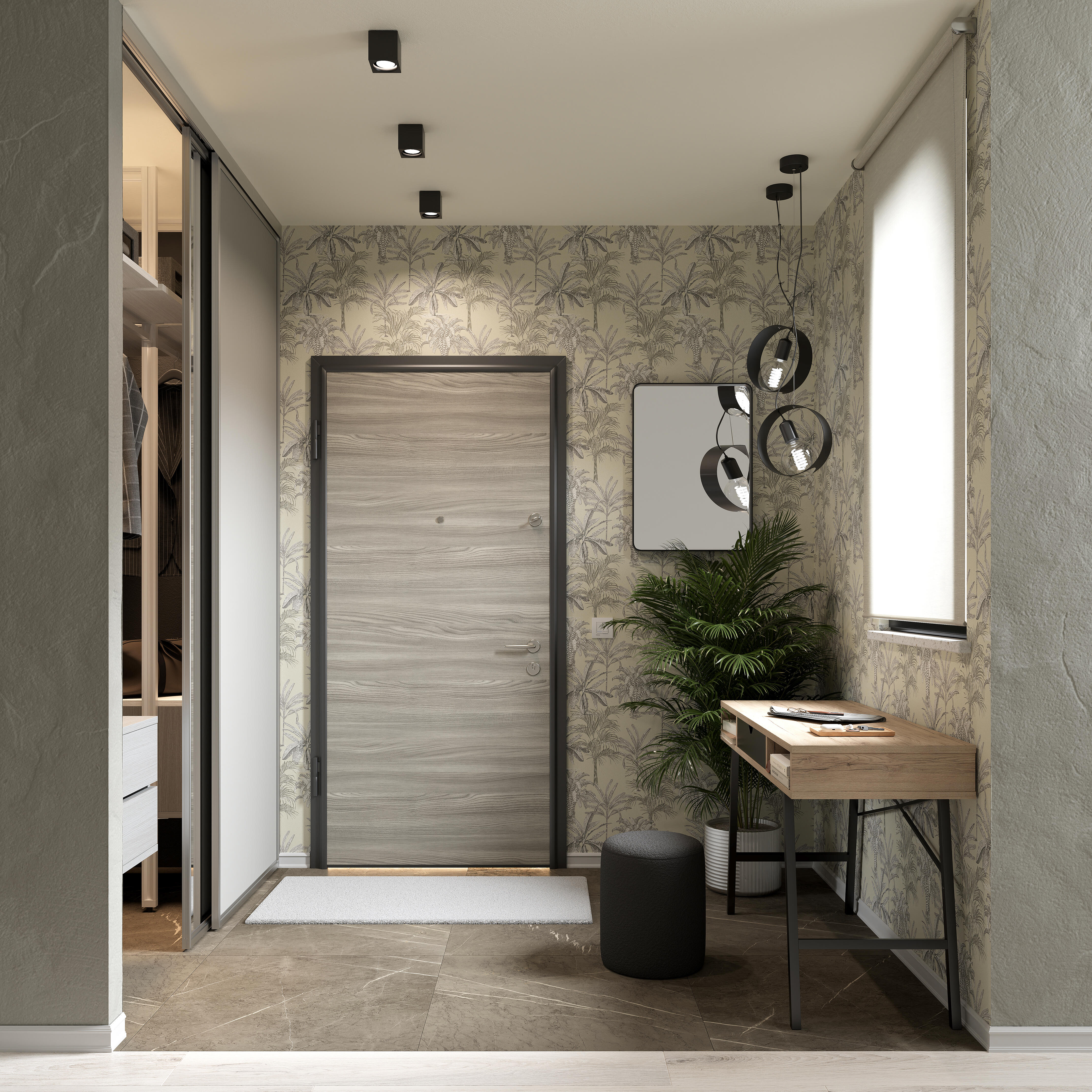 Plafoniera moderno Town nero IP20, 1XGU10 - 2