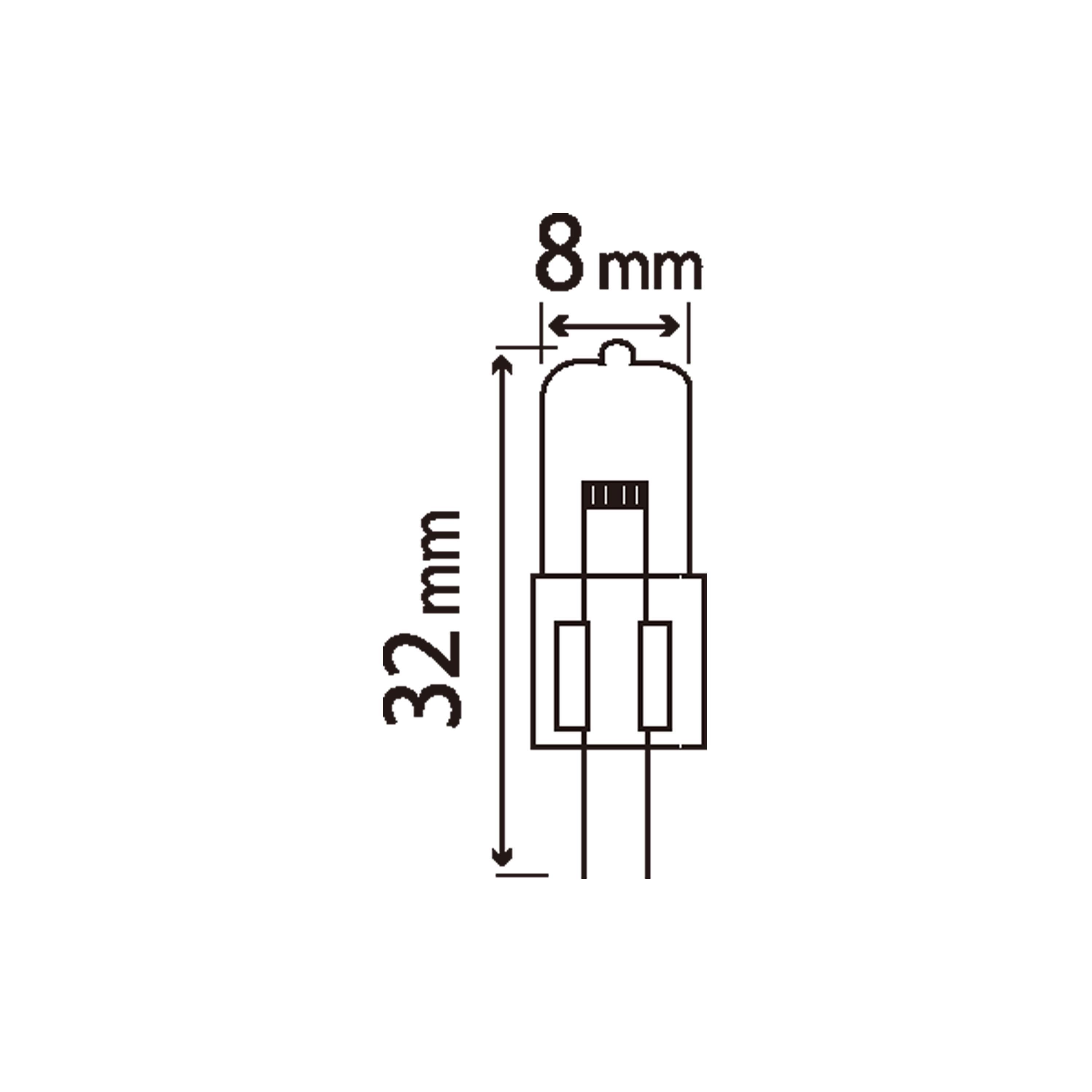 3 ampoules halogène, capsule G4, 70lm, blanc chaud, dimmables, LEXMAN - 2