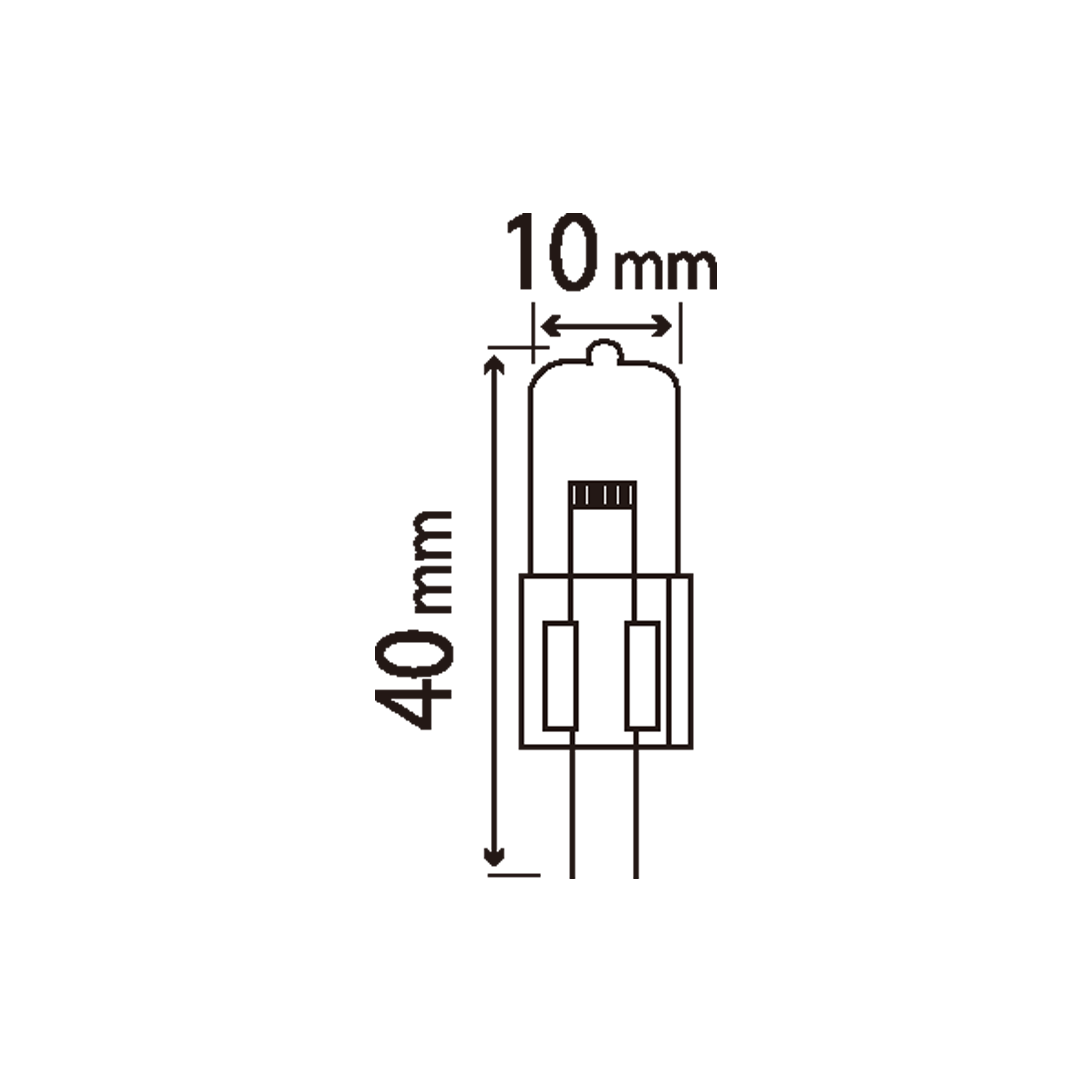 Ampoule halogène GY6.35, 556lm = 45W, blanc chaud, dimmable, LEXMAN - 2