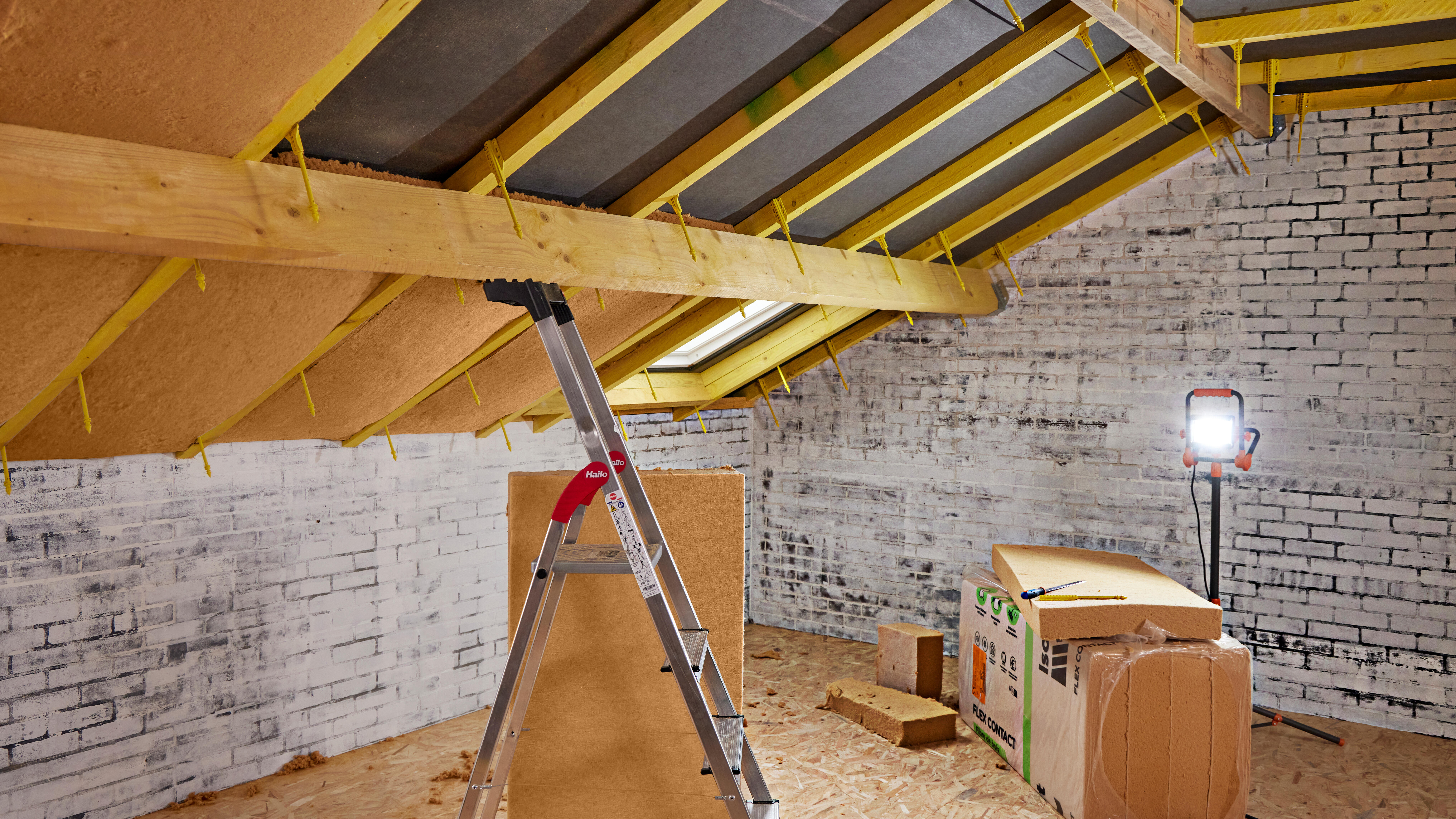 4 panneaux isolants en fibre de bois ISOVER Flex 55, Ep.145mm, 1.22x0.58m, R4 - 4