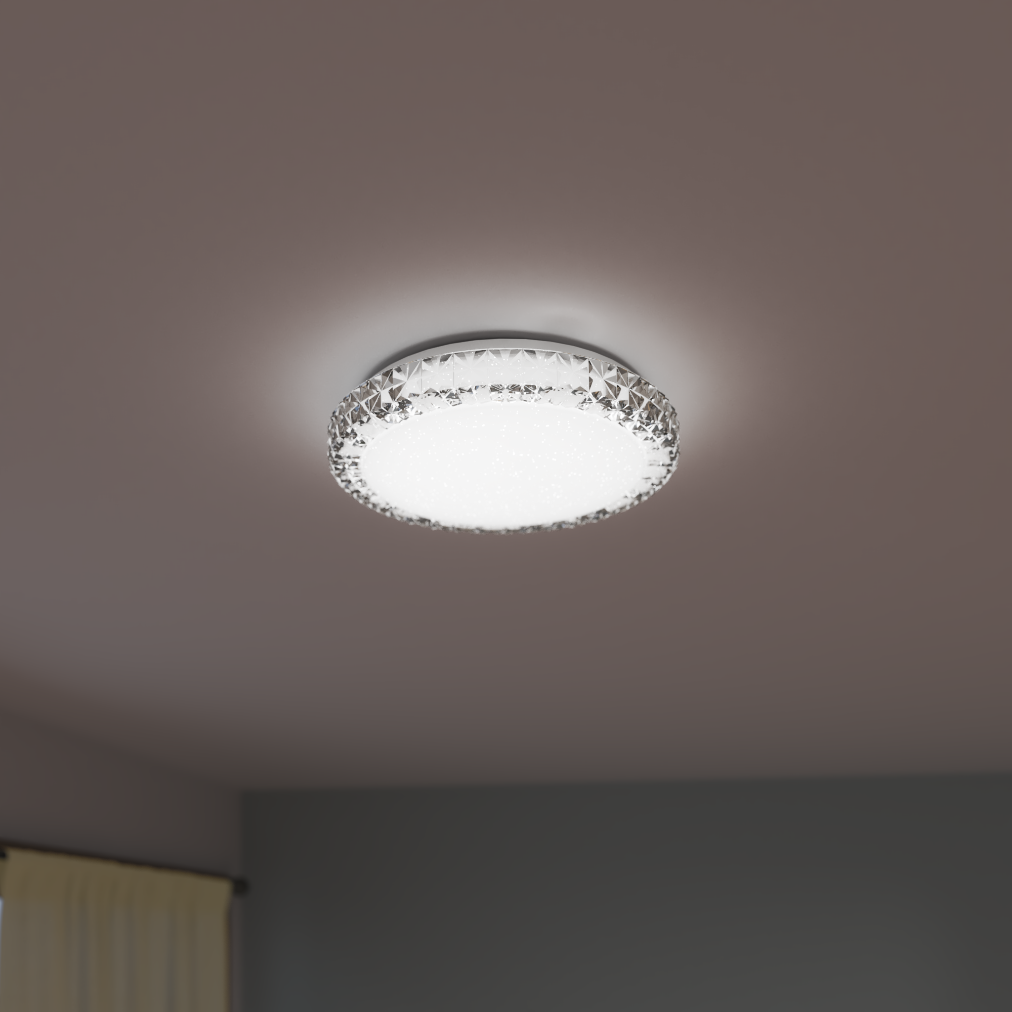 Plafonnier led, 1300 lumens, variation de blancs, Diamond, INSPIRE D.30cm - 2