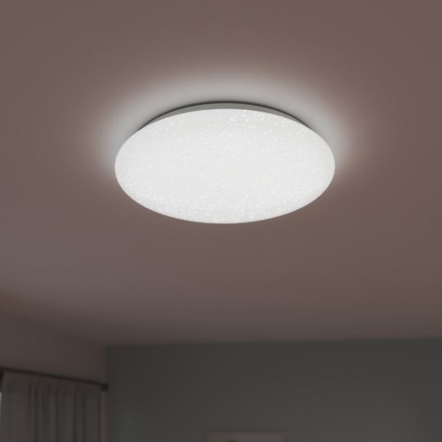 Plafoniera LED Modica Ø 40 cm bianco IP21 cct da bianco caldo a bianco freddo con regolazione di temperatura, 3000 lumen INSPIRE