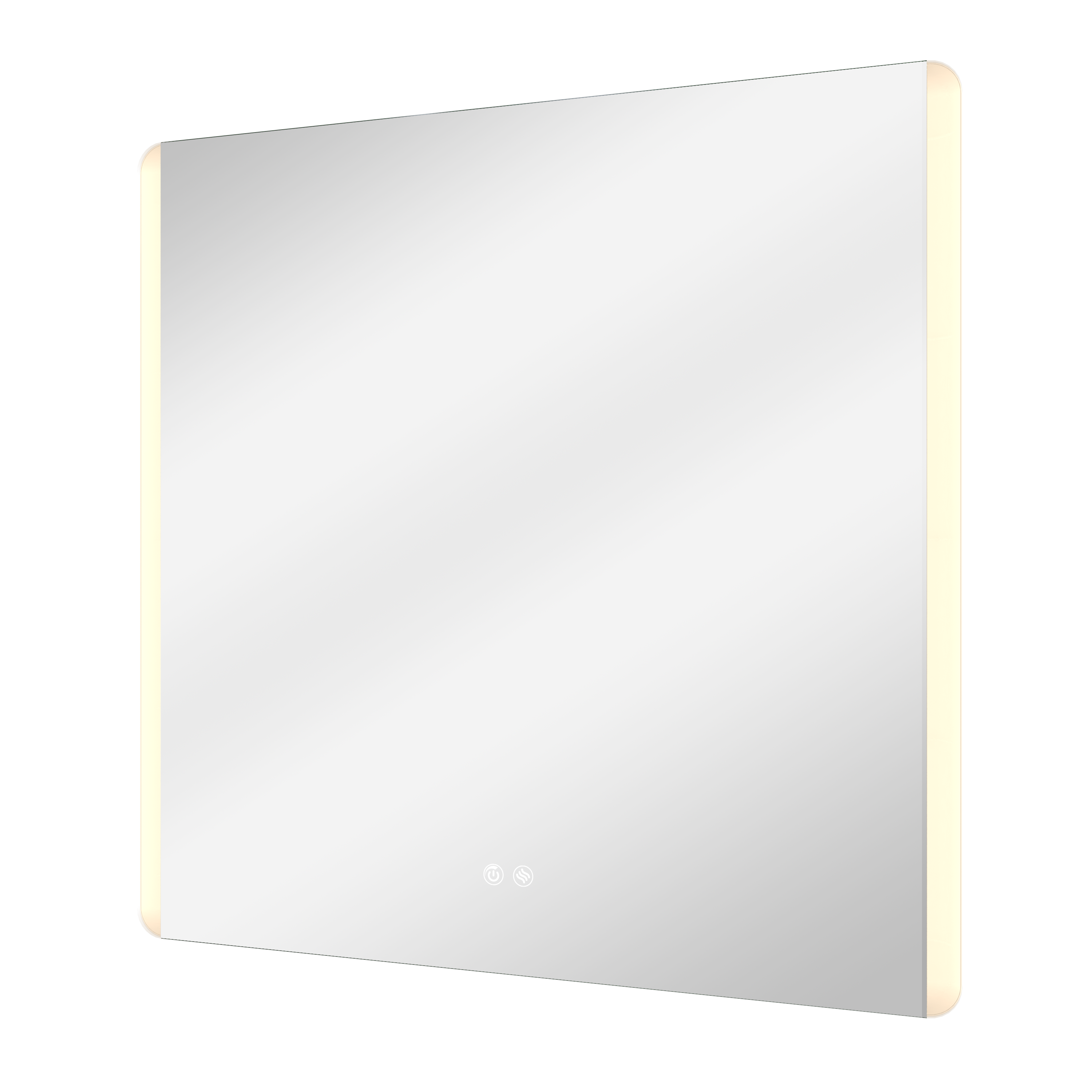 Specchio Easy di SENSEA Rettangolare con luce led e touch L 70 x H 70 x P 3 cm - 11