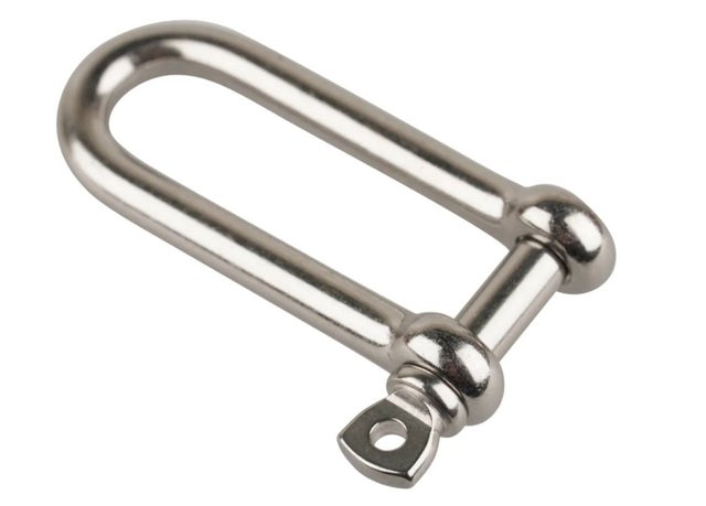 Manille longue inox, L.5mm
