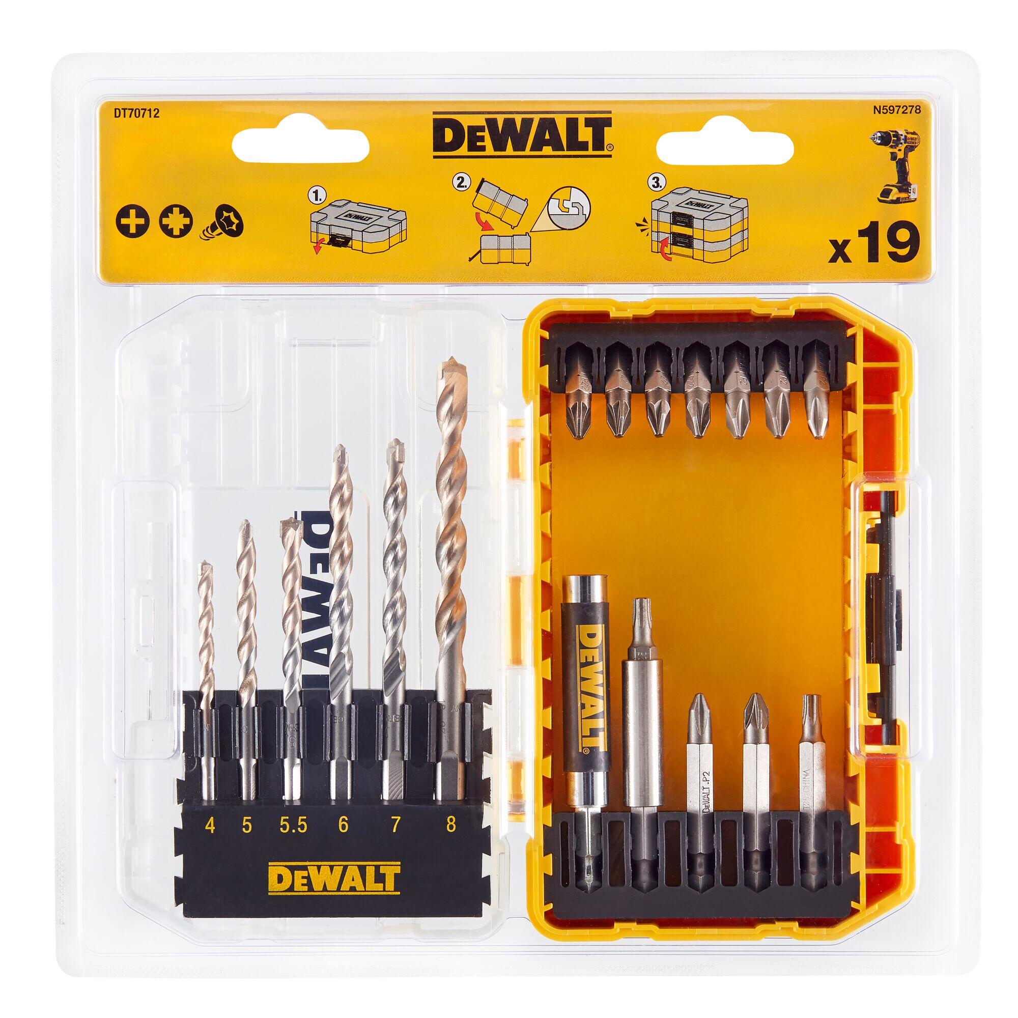 Dewalt Dt70709-qz - Tough Case Pequeña En Blíster De 33 Piezas con Ofertas en
