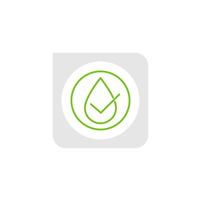 Tejido impermeable: Idóneo para despreocuparse y disfrutar.