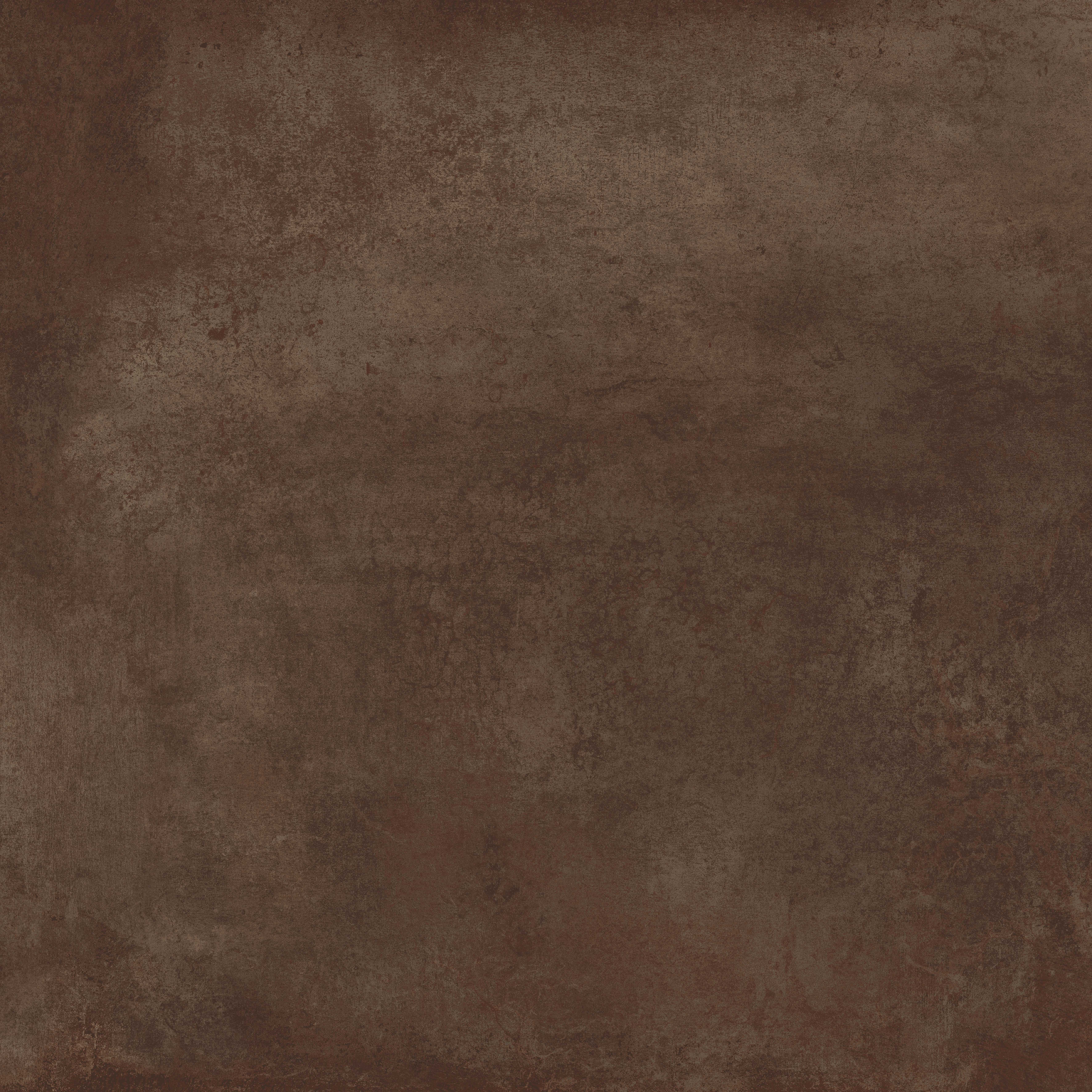 Suelo/azulejo porcelánico distrito efecto metal corten 120x120cm grespania