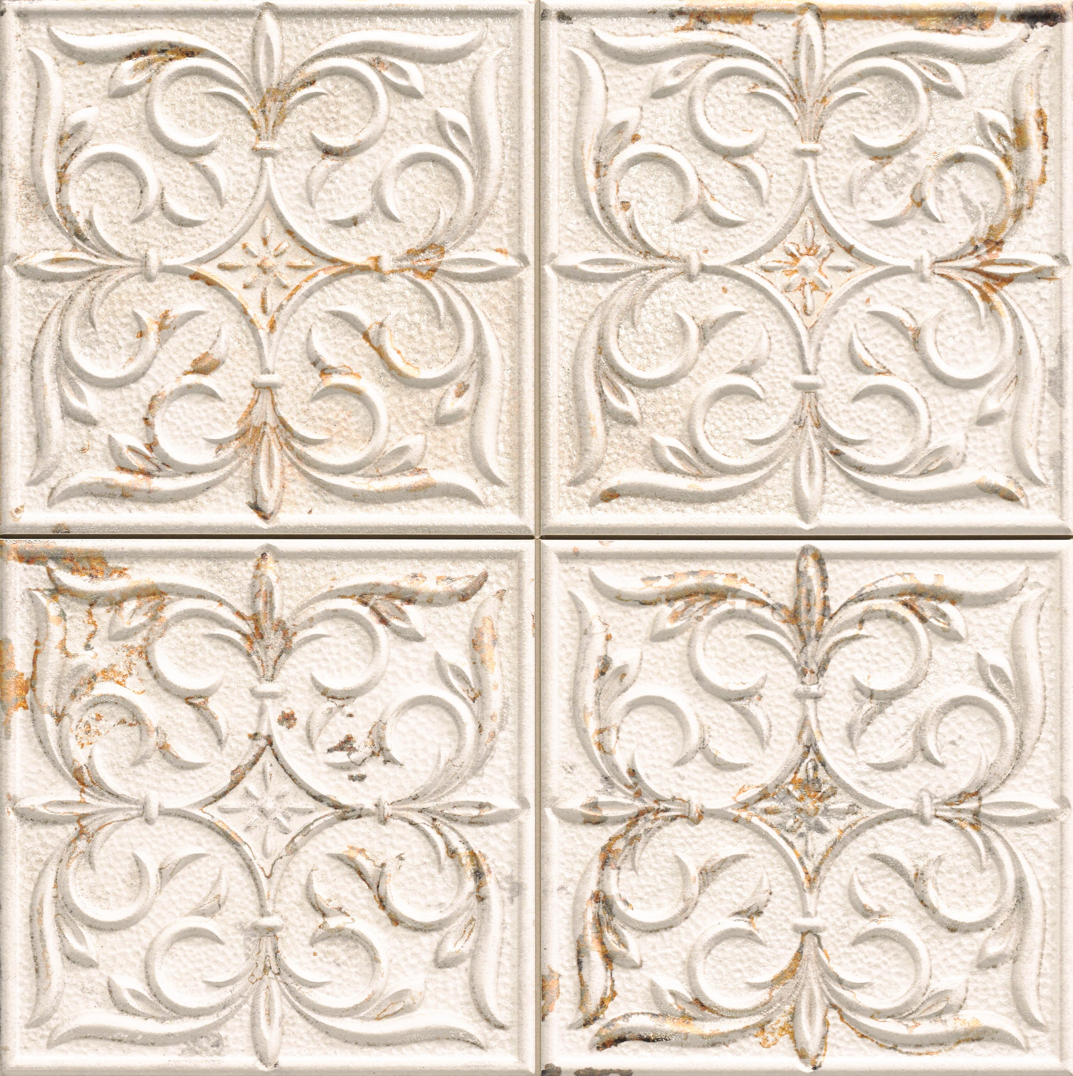 Suelo/azulejo porcelánico antigua lis white 33x33 cm