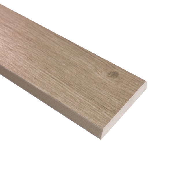 Rodapié porcelánico Kala 120x9 cm madera natural