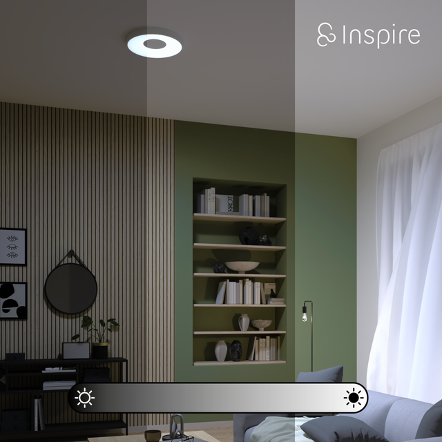 Plafon Piazo biały śr. 48 cm LED Inspire